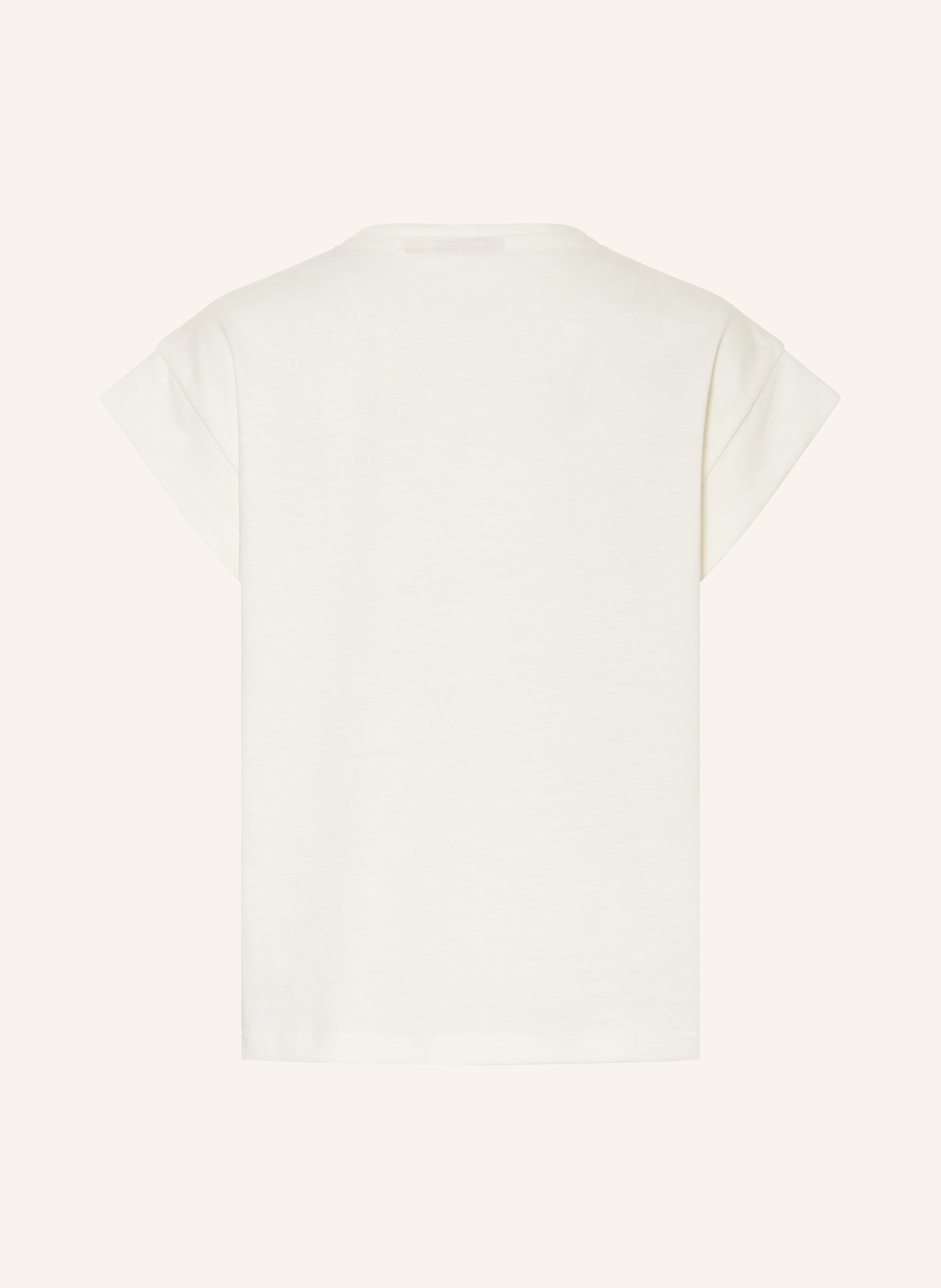 GARCIA T-shirt: BIAŁY/ JASNOFIOLETOWY