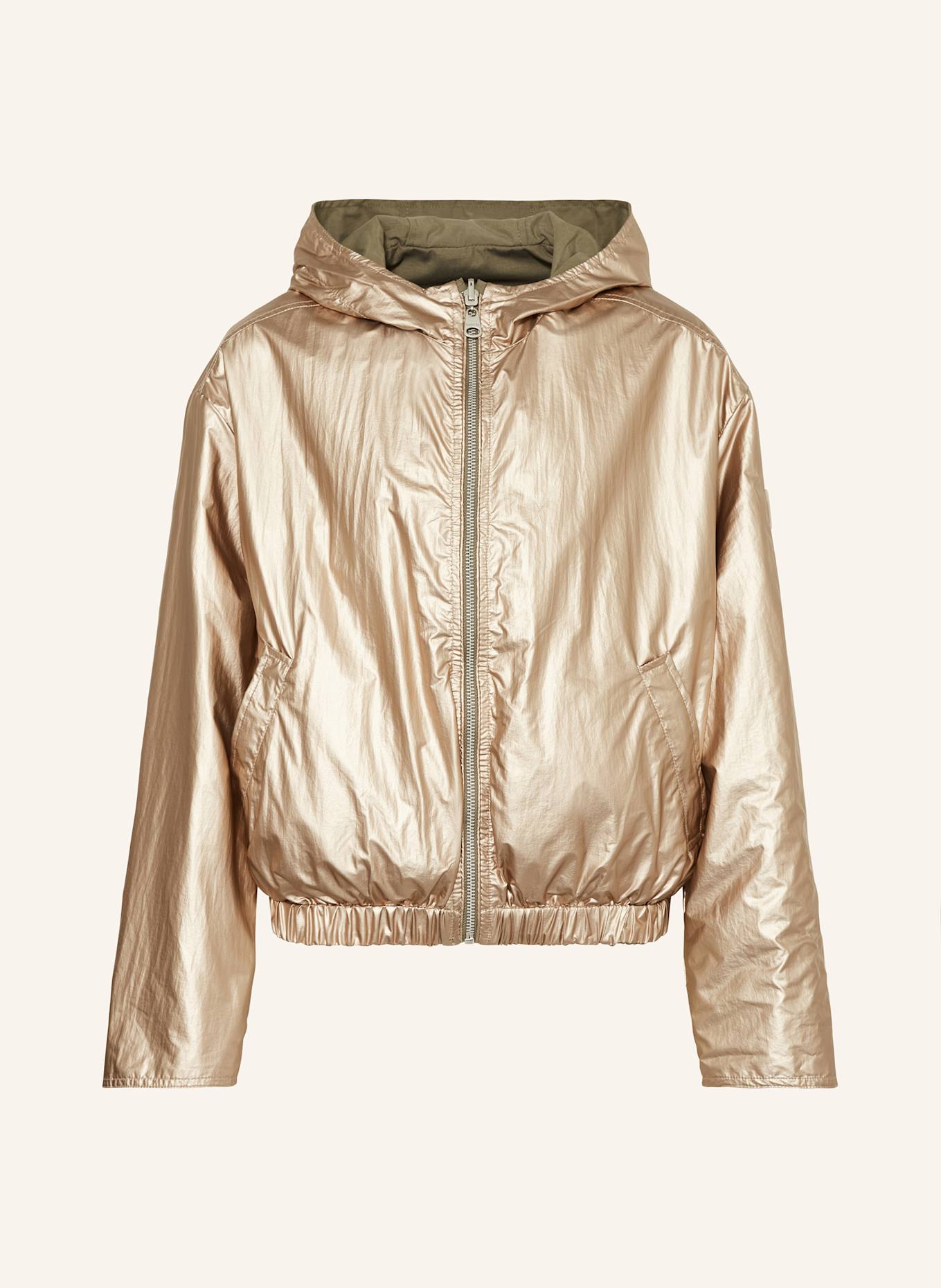 GARCIA Jacke zum Wenden: GOLD / HELLGRÜN