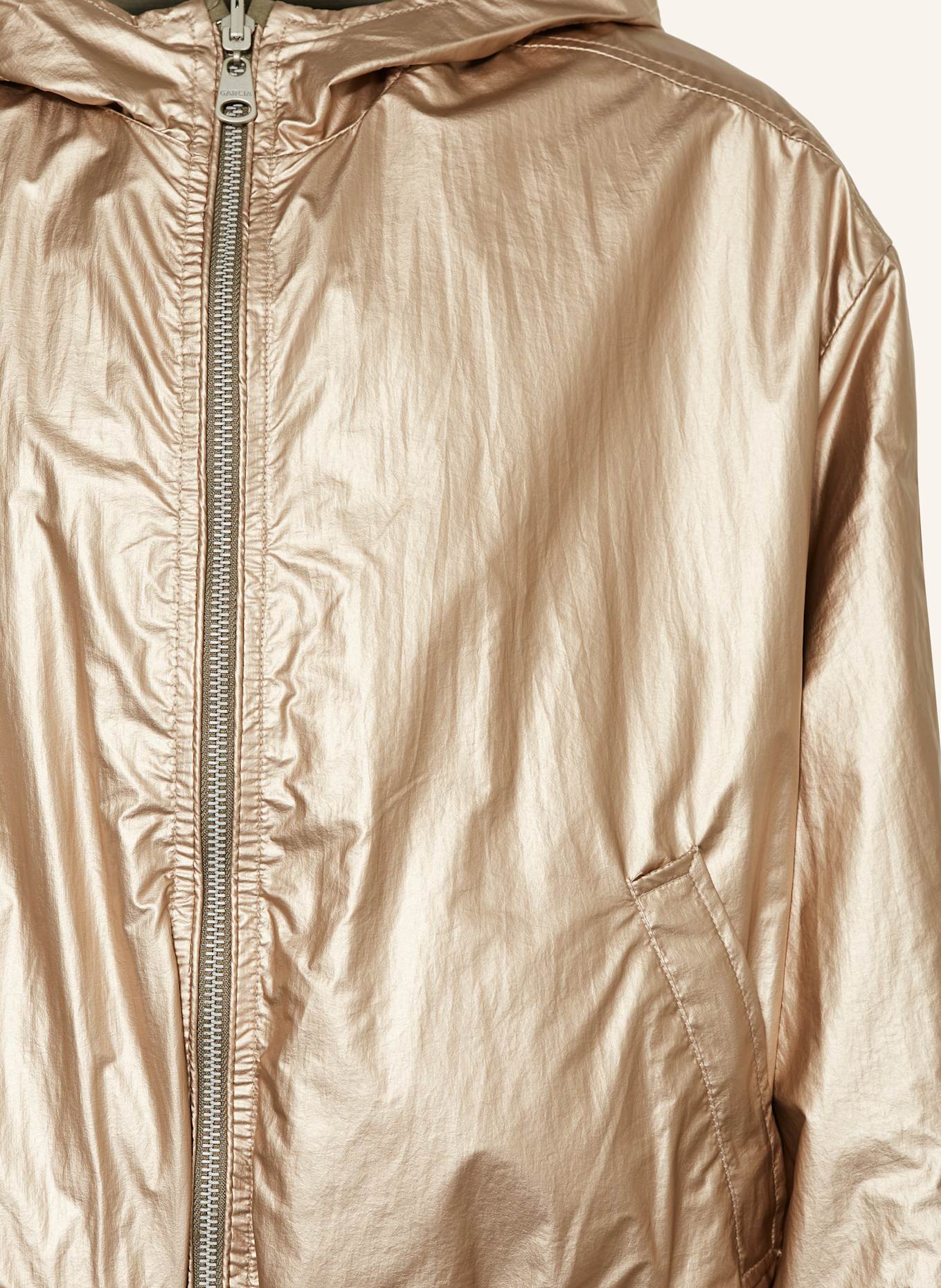 GARCIA Jacke zum Wenden: GOLD / HELLGRÜN