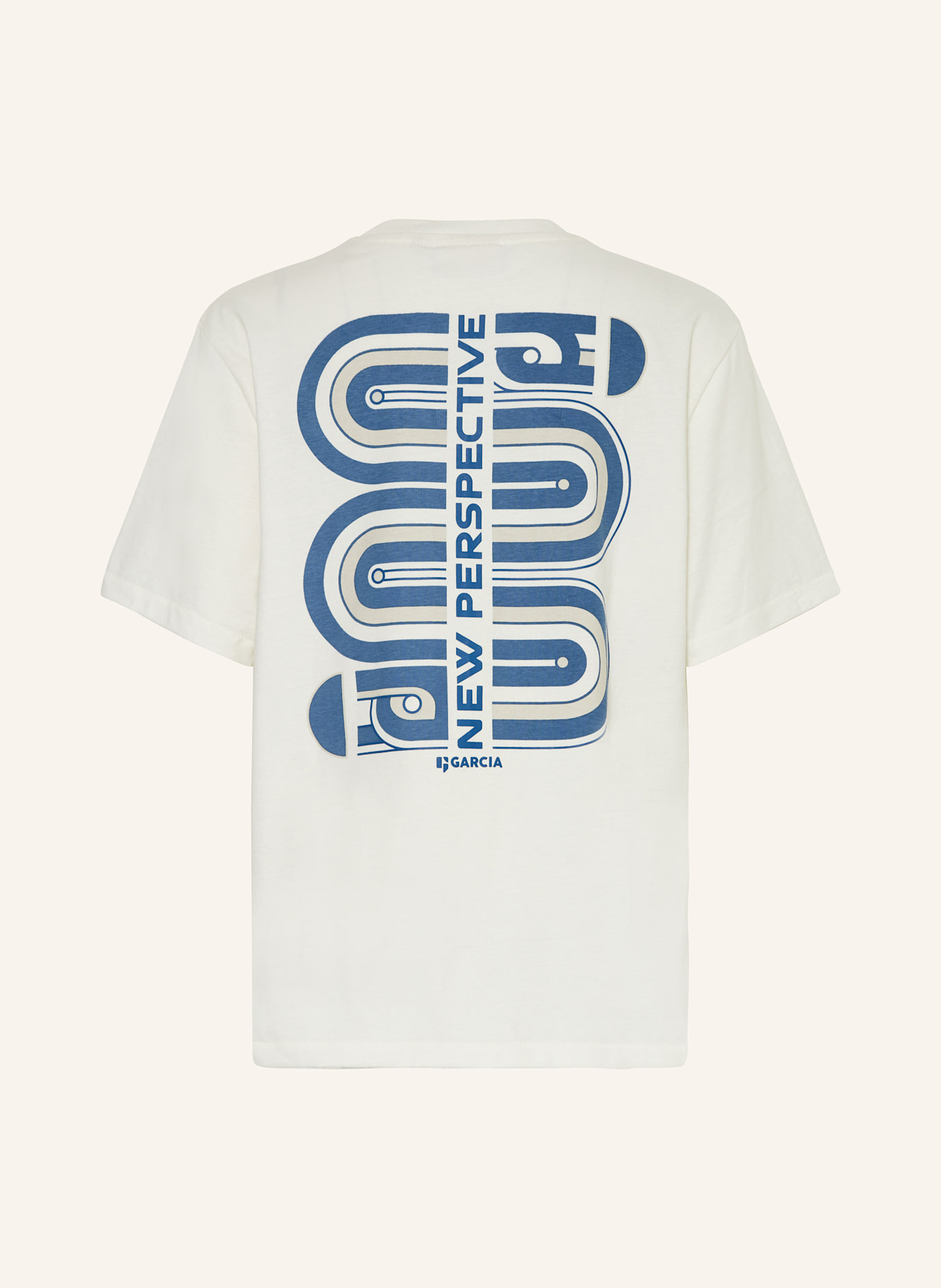 GARCIA T-shirt: KREMOWY