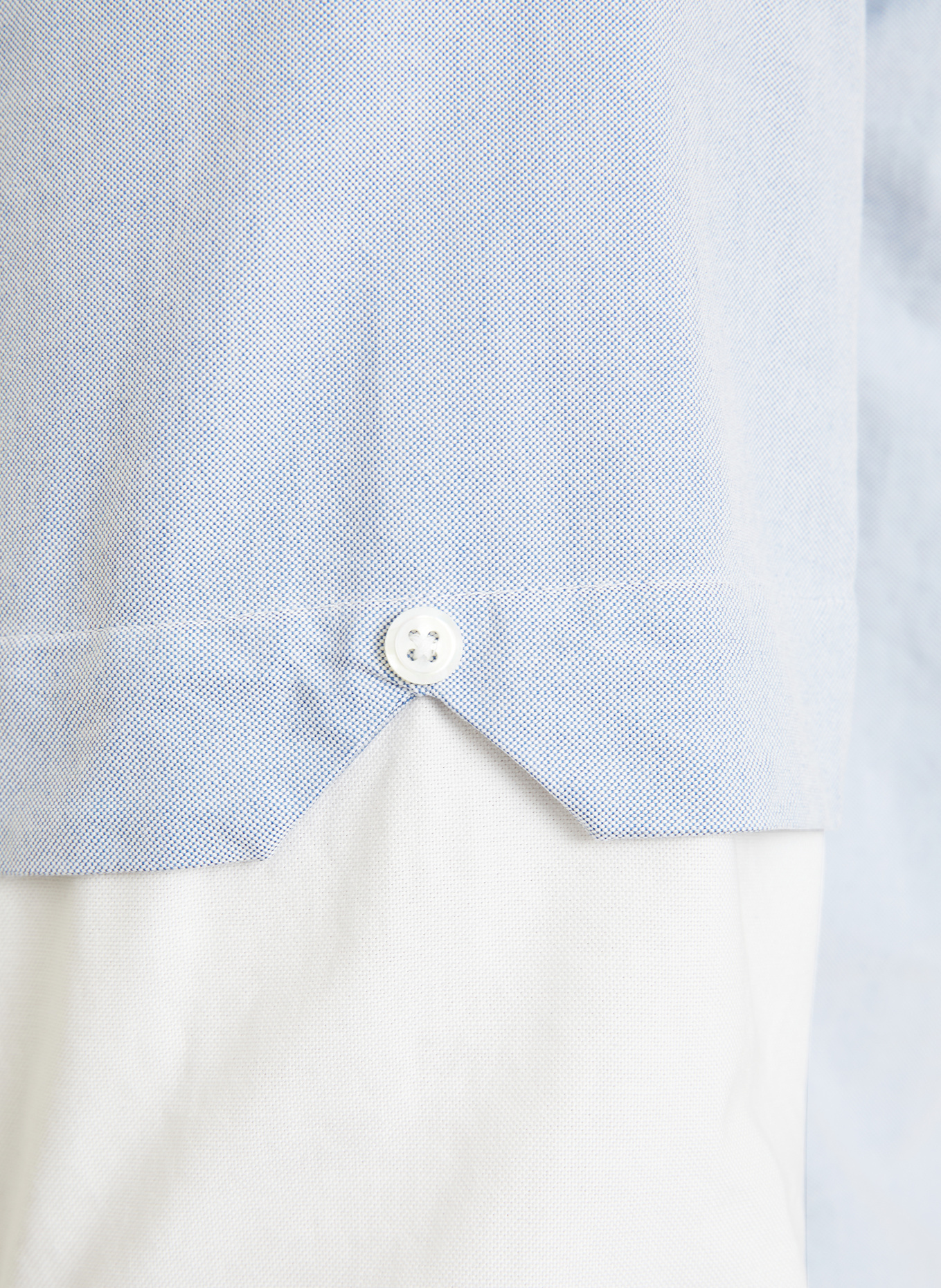 THOM BROWNE. Hemd Straight Fit: HELLBLAU