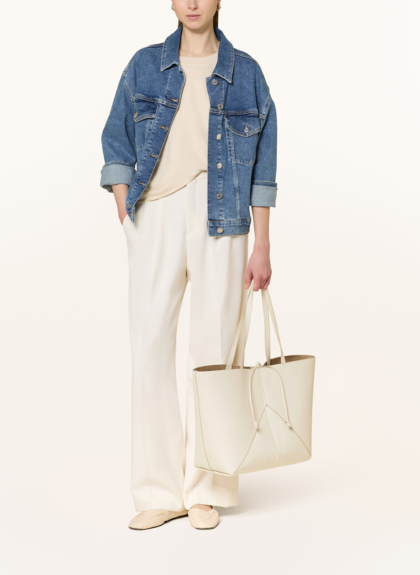 Marc O'Polo Shopper SEIJA: ECRU