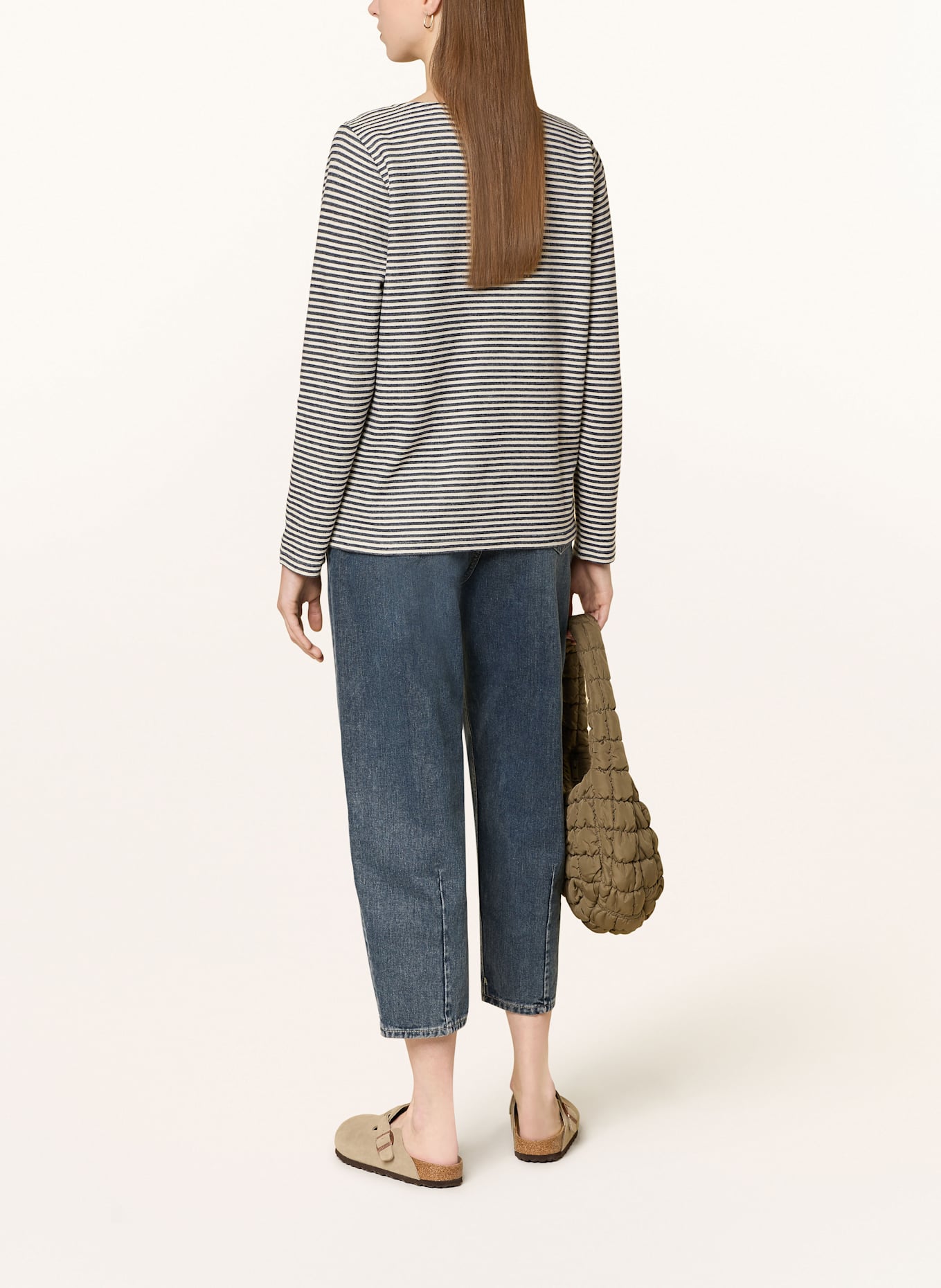 Marc O'Polo Pullover: DUNKELBLAU / ECRU