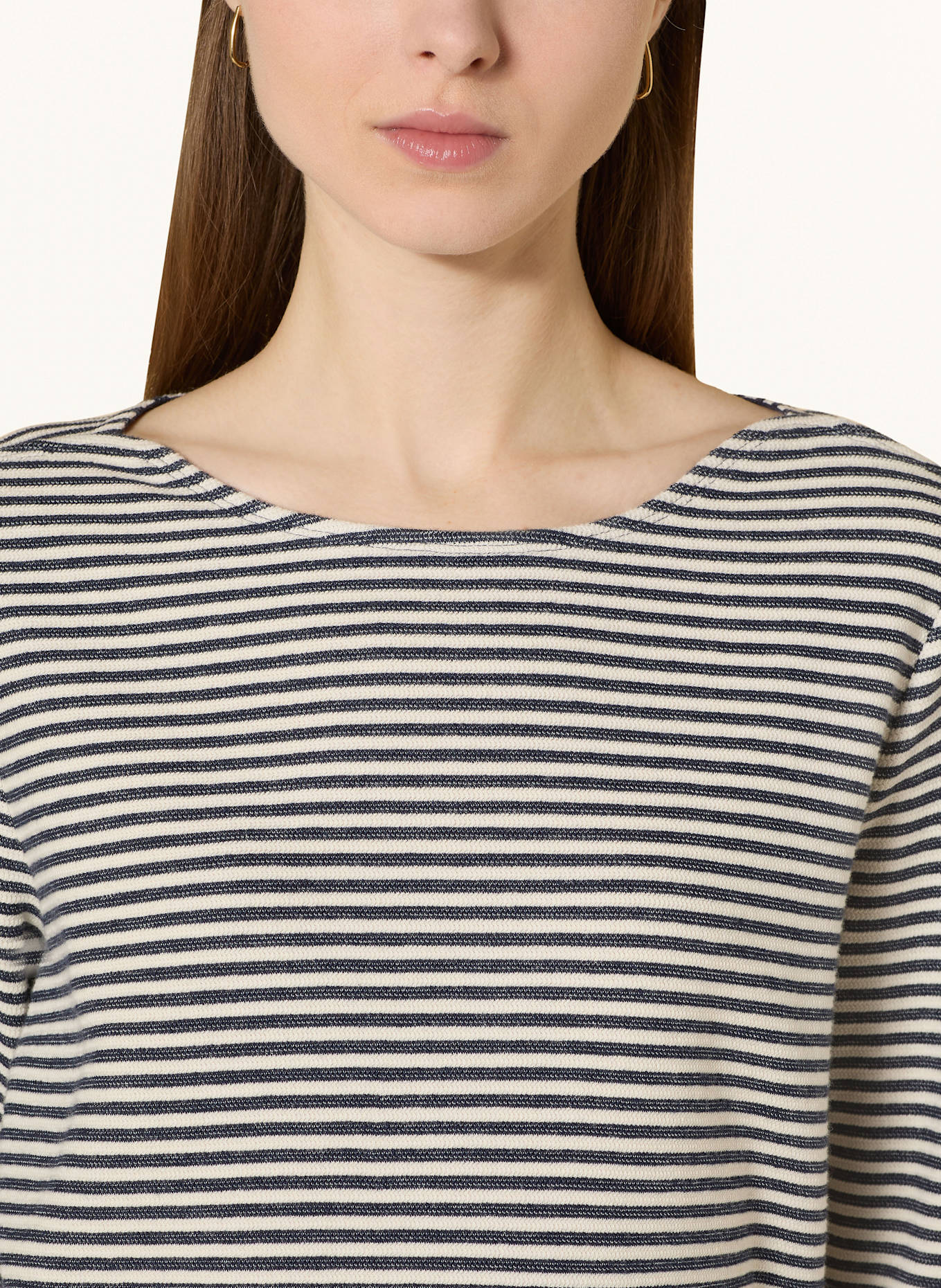 Marc O'Polo Pullover: DUNKELBLAU / ECRU