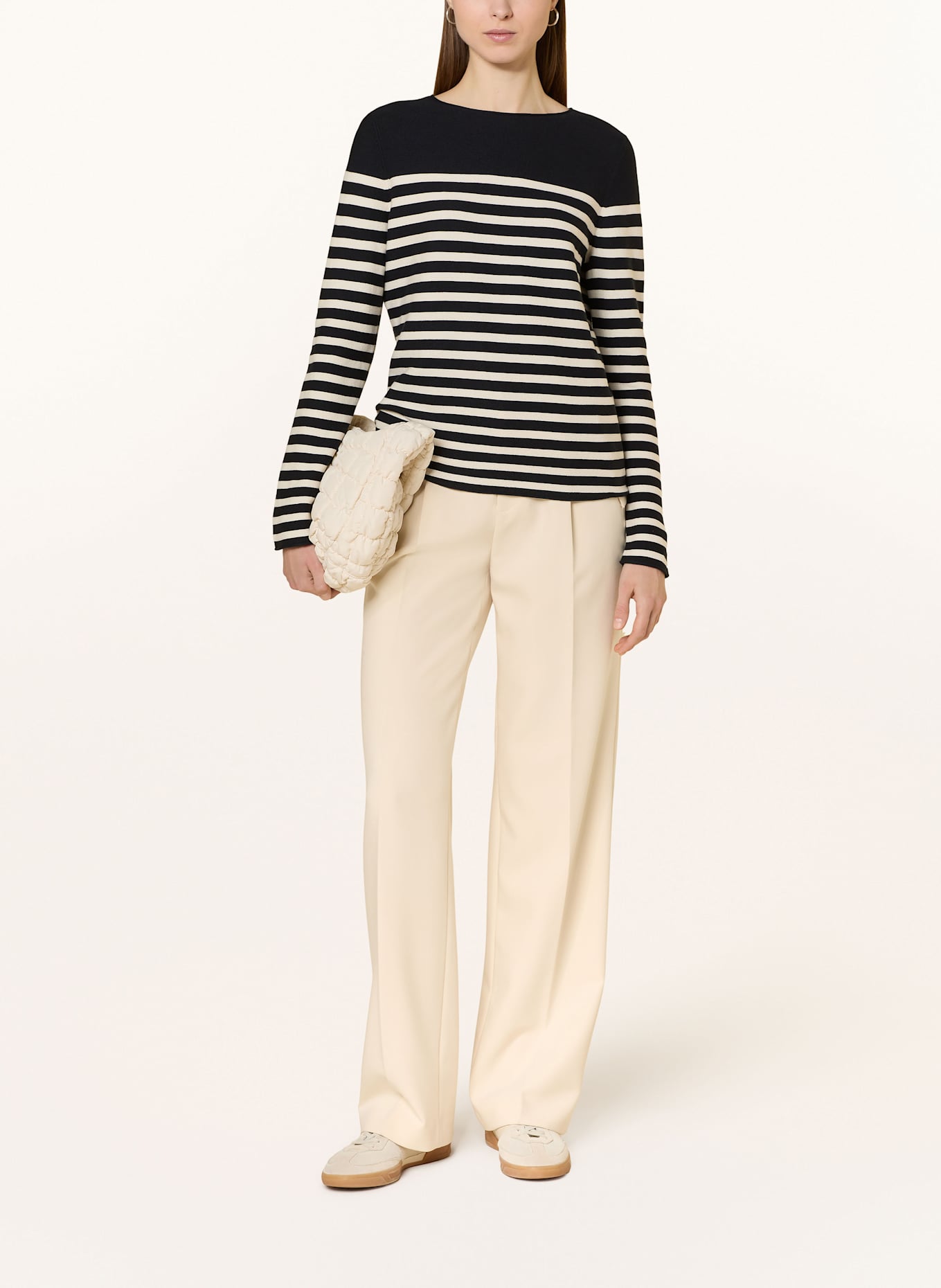 Marc O'Polo Pullover: DUNKELBLAU / ECRU