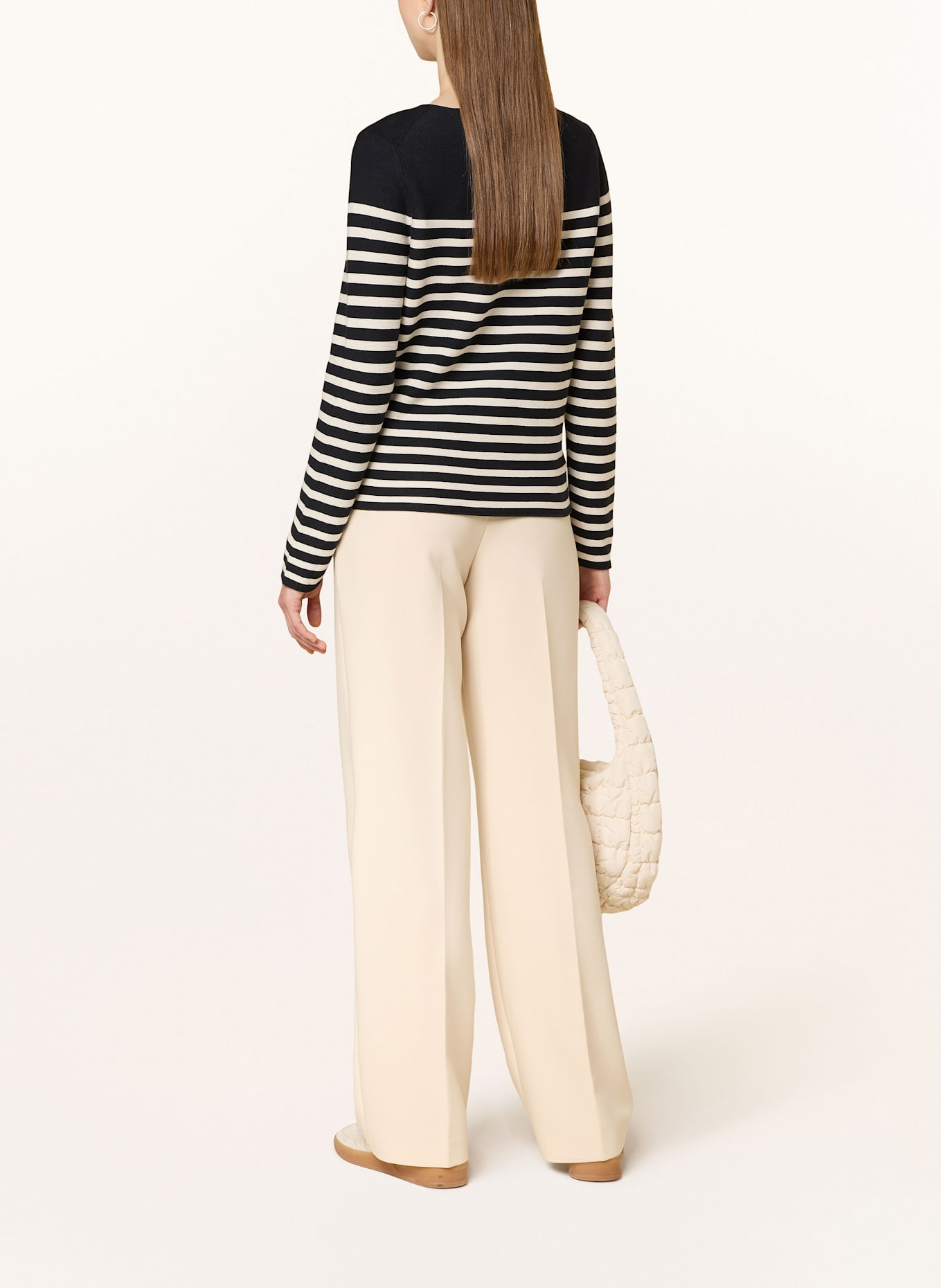 Marc O'Polo Pullover: DUNKELBLAU / ECRU