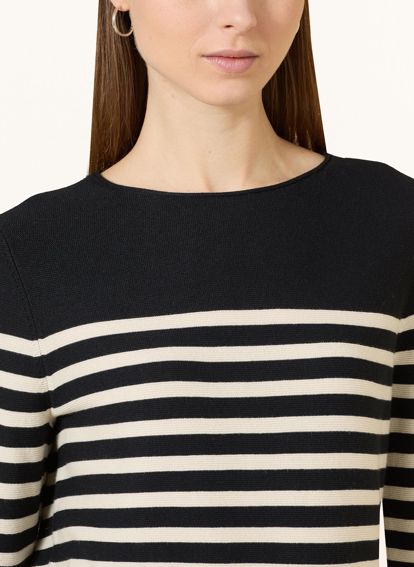 Marc O'Polo Pullover: DUNKELBLAU / ECRU