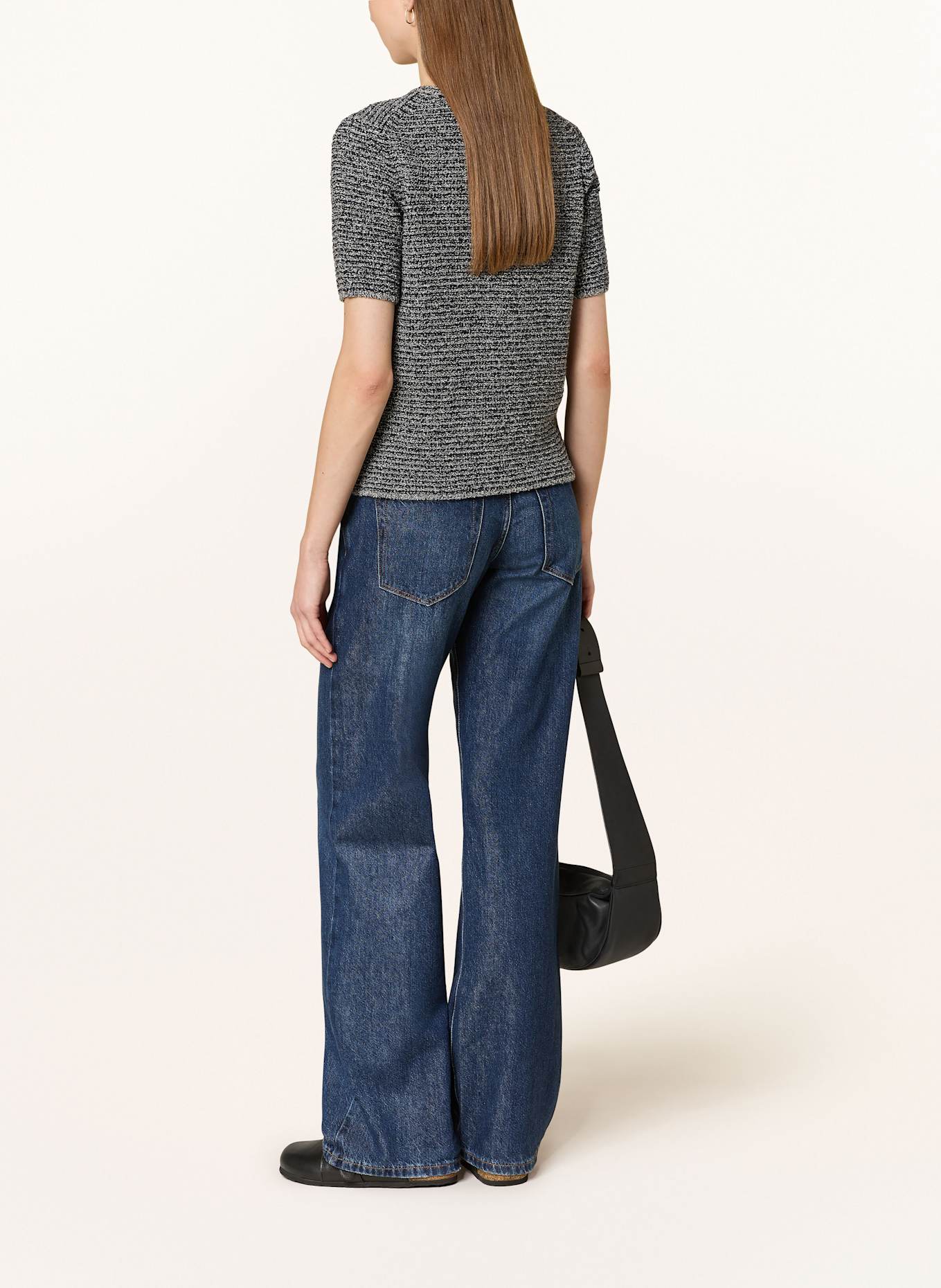 Marc O'Polo Strickshirt: DUNKELBLAU / ECRU