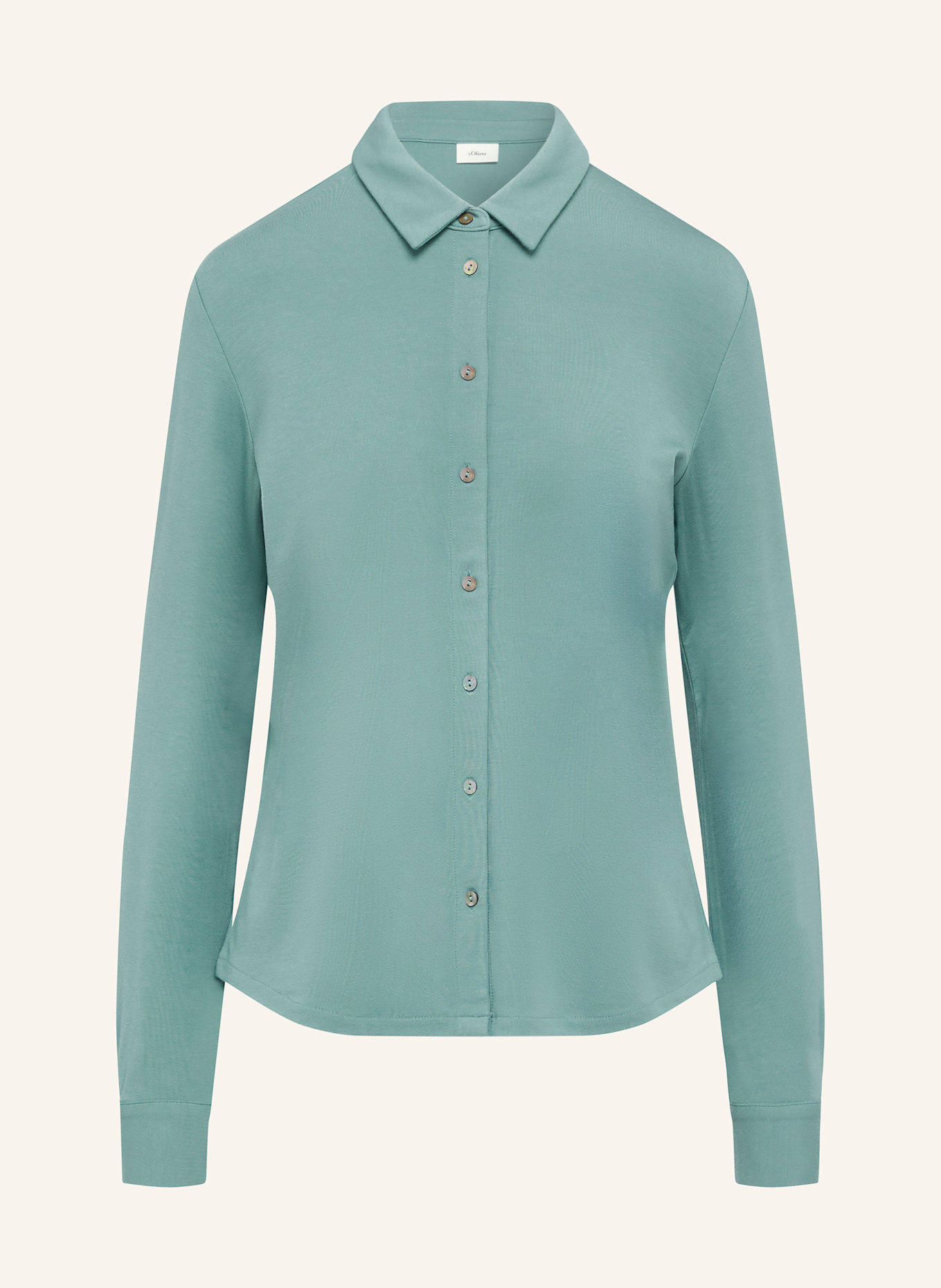 s.Oliver BLACK LABEL Blusenshirt: PETROL