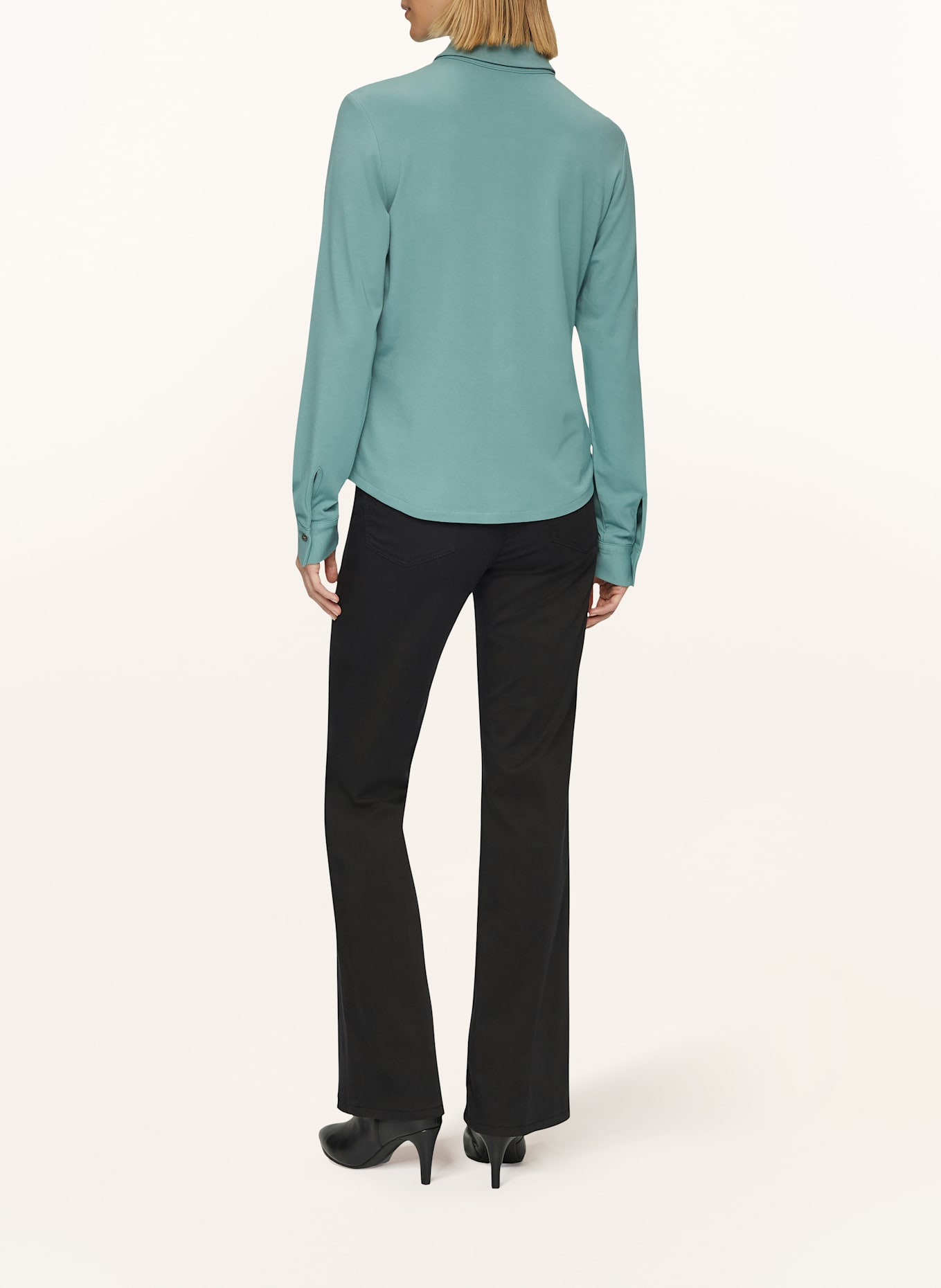 s.Oliver BLACK LABEL Blusenshirt: PETROL