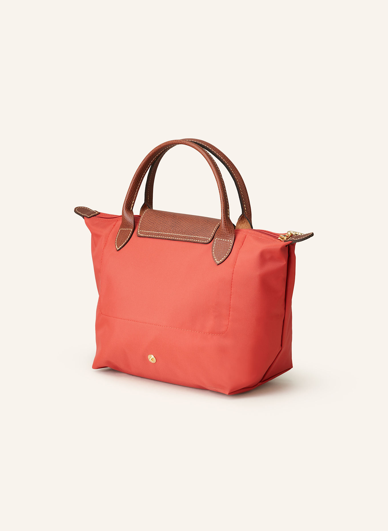 LONGCHAMP Handtasche LE PLIAGE S: ROT/ BRAUN
