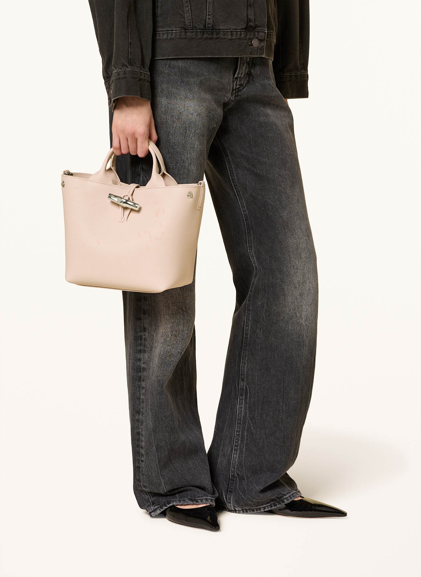 LONGCHAMP Umhängetasche LE ROSEAU SMALL: HELLROSA