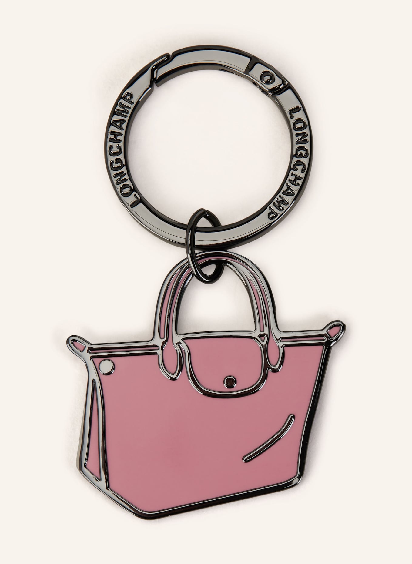 LONGCHAMP Schlüsselanhänger PLIAGE BAG: ROSA