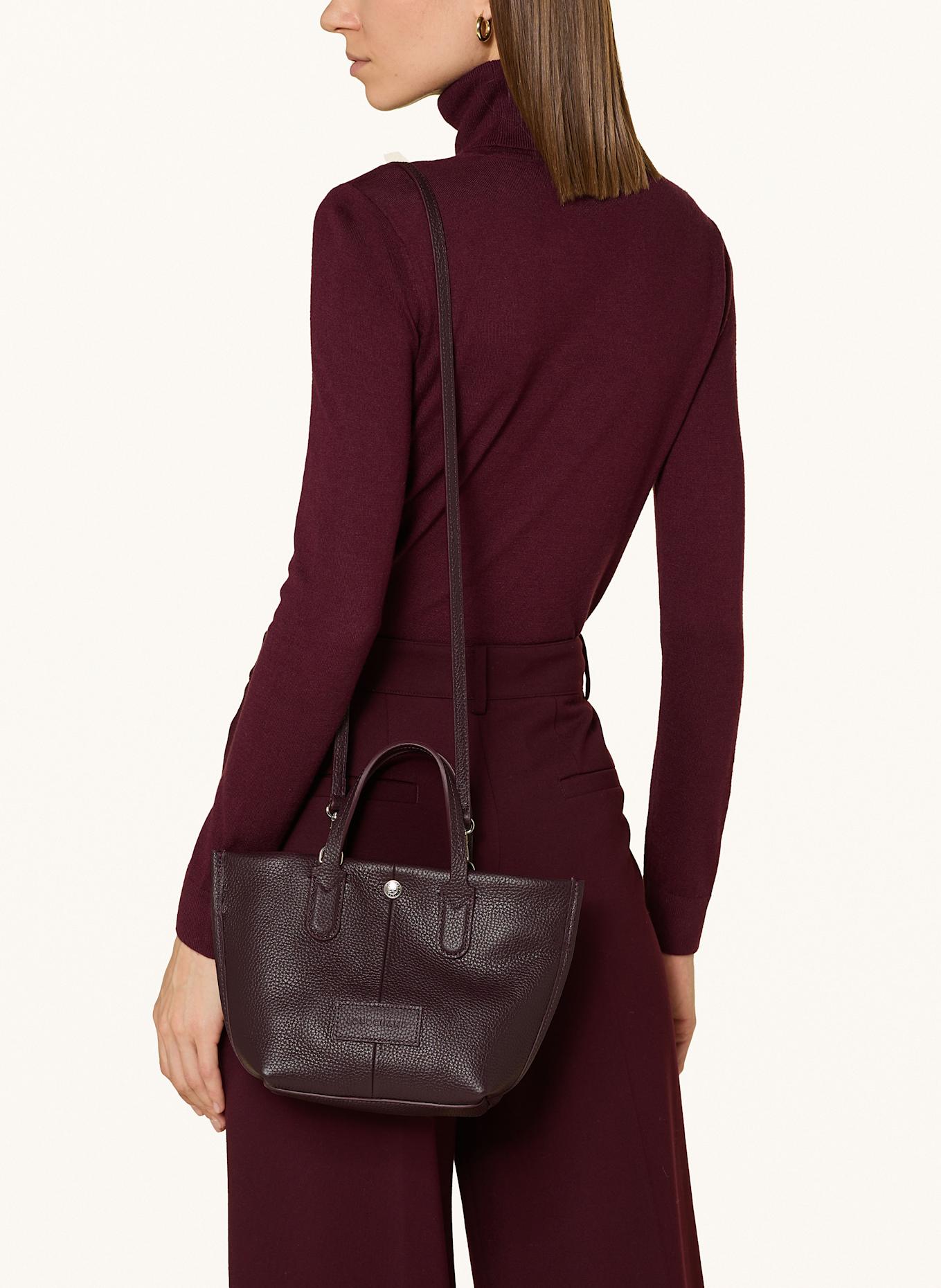 LONGCHAMP Handtasche ESSENTIAL XS: DUNKELLILA