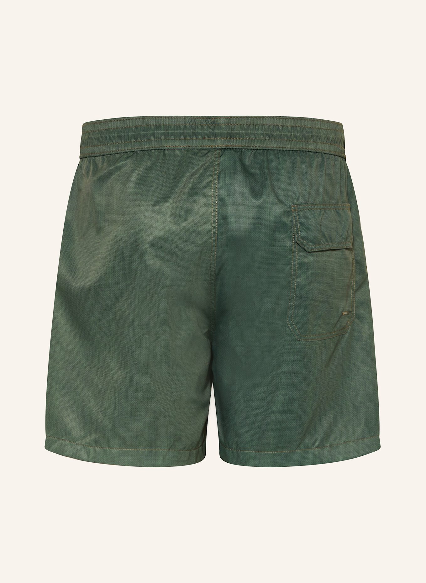 120%lino Badeshorts: KHAKI