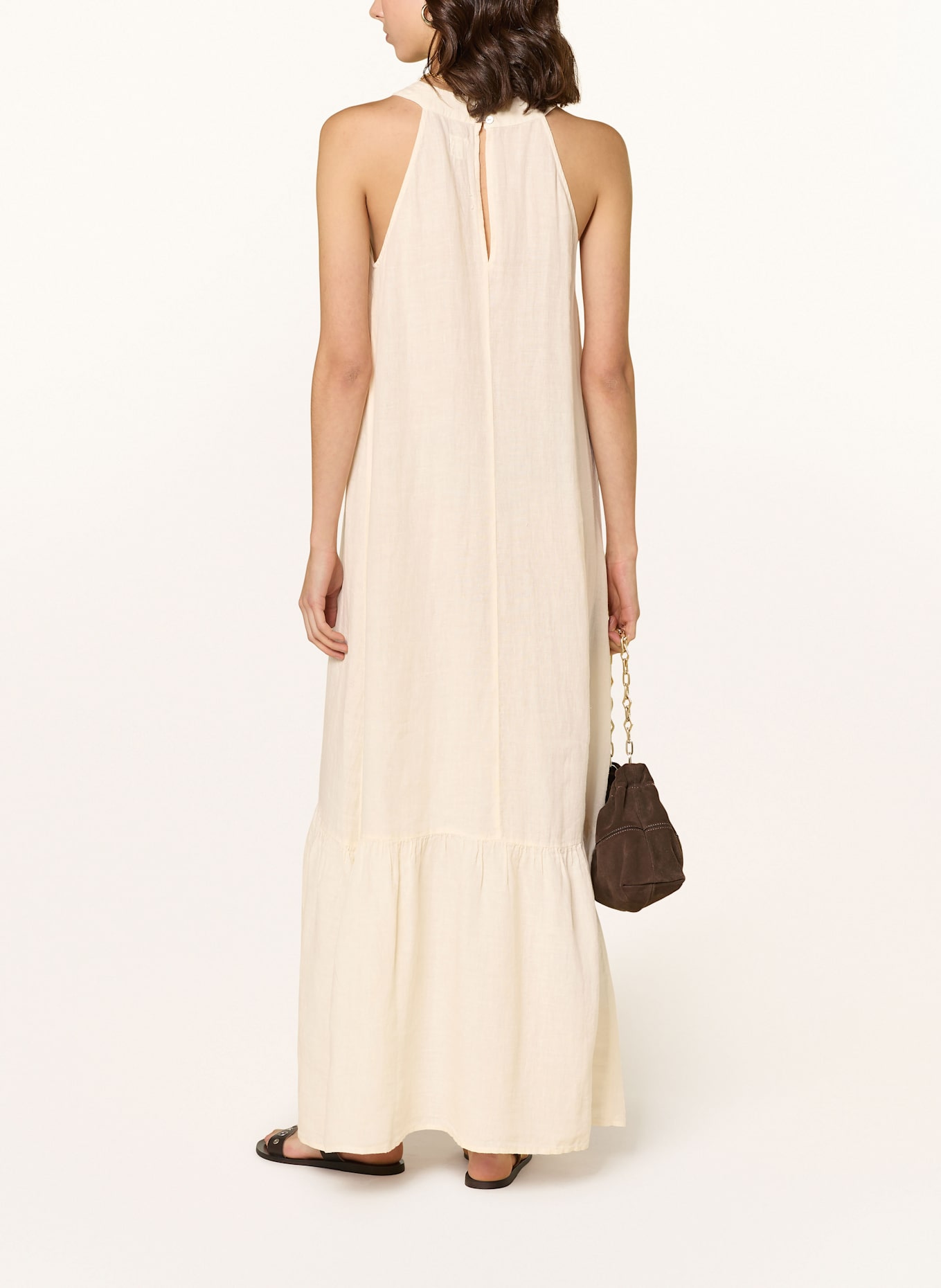 120%lino Strandkleid aus Leinen: ECRU