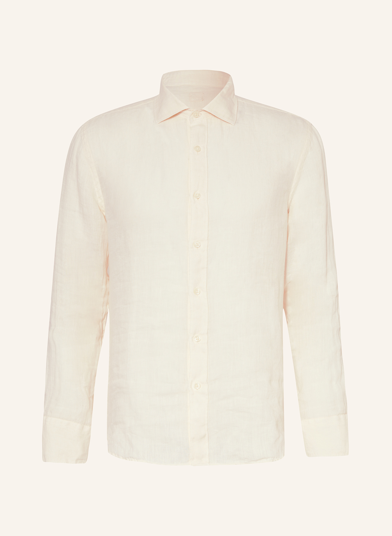 120%lino Leinenhemd Slim Fit: ECRU