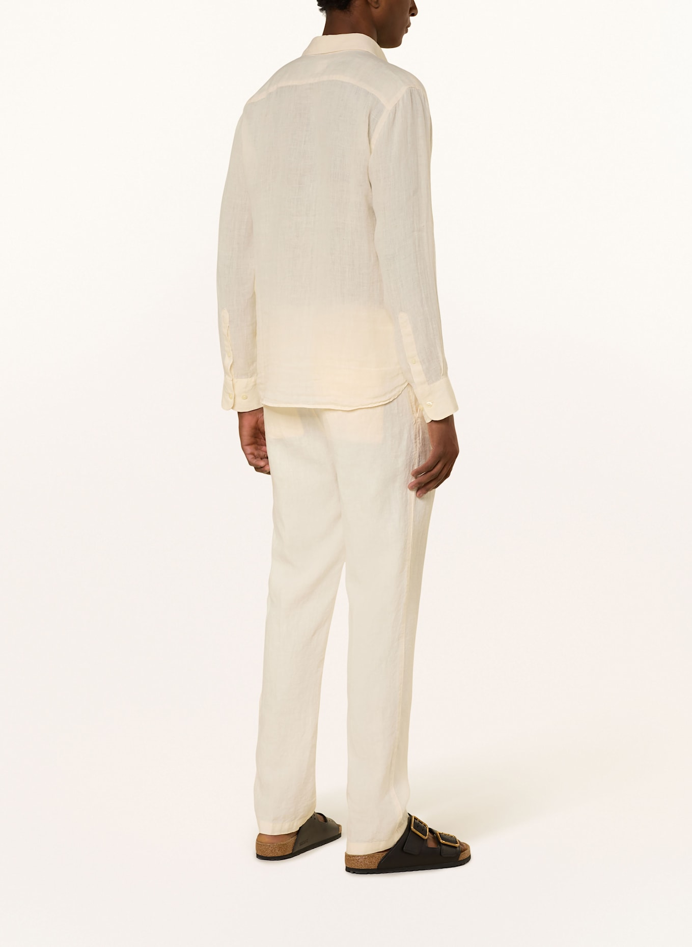 120%lino Leinenhemd Slim Fit: ECRU