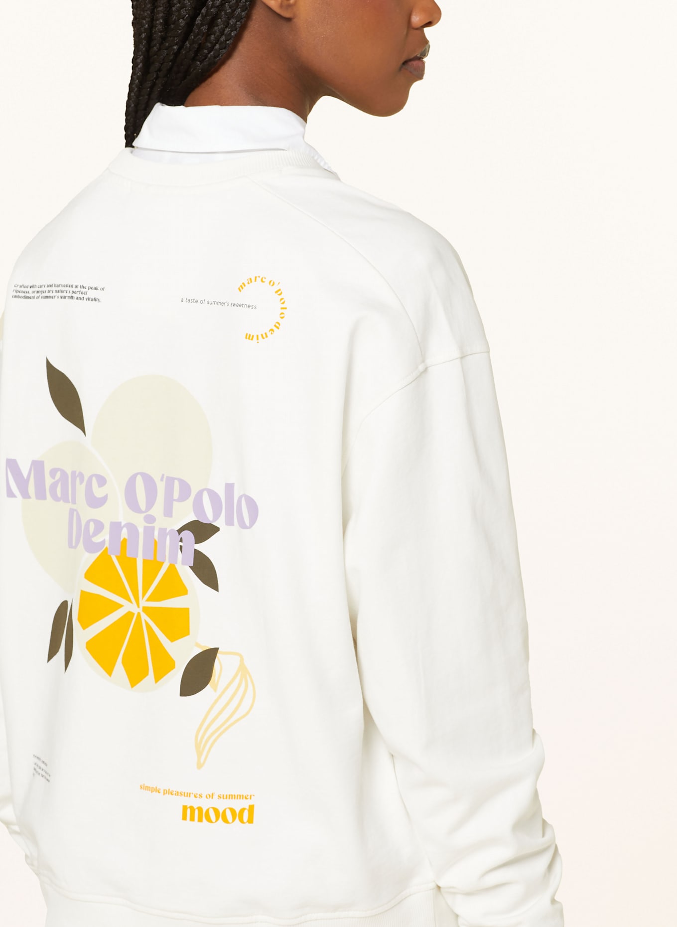 Marc O'Polo DENIM Sweatshirt: WEISS