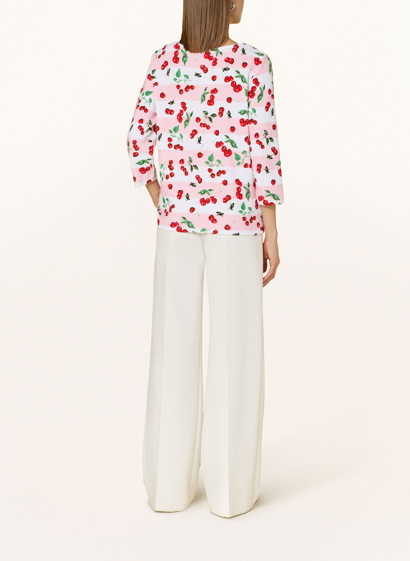 lilienfels Koszulka z rękawem 3/4: JASNORÓŻOWY / BIAŁY / CZERWONY