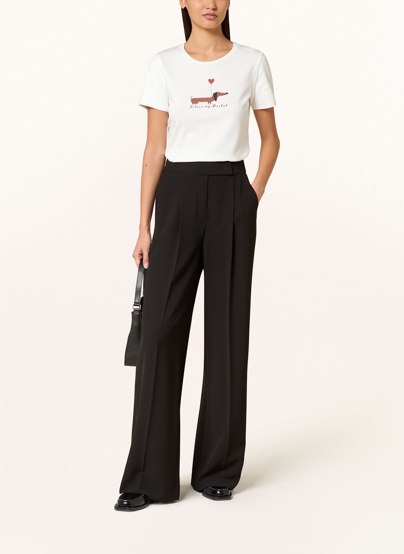 lilienfels Tričko s ozdobnými kamínky: BÍLÁ