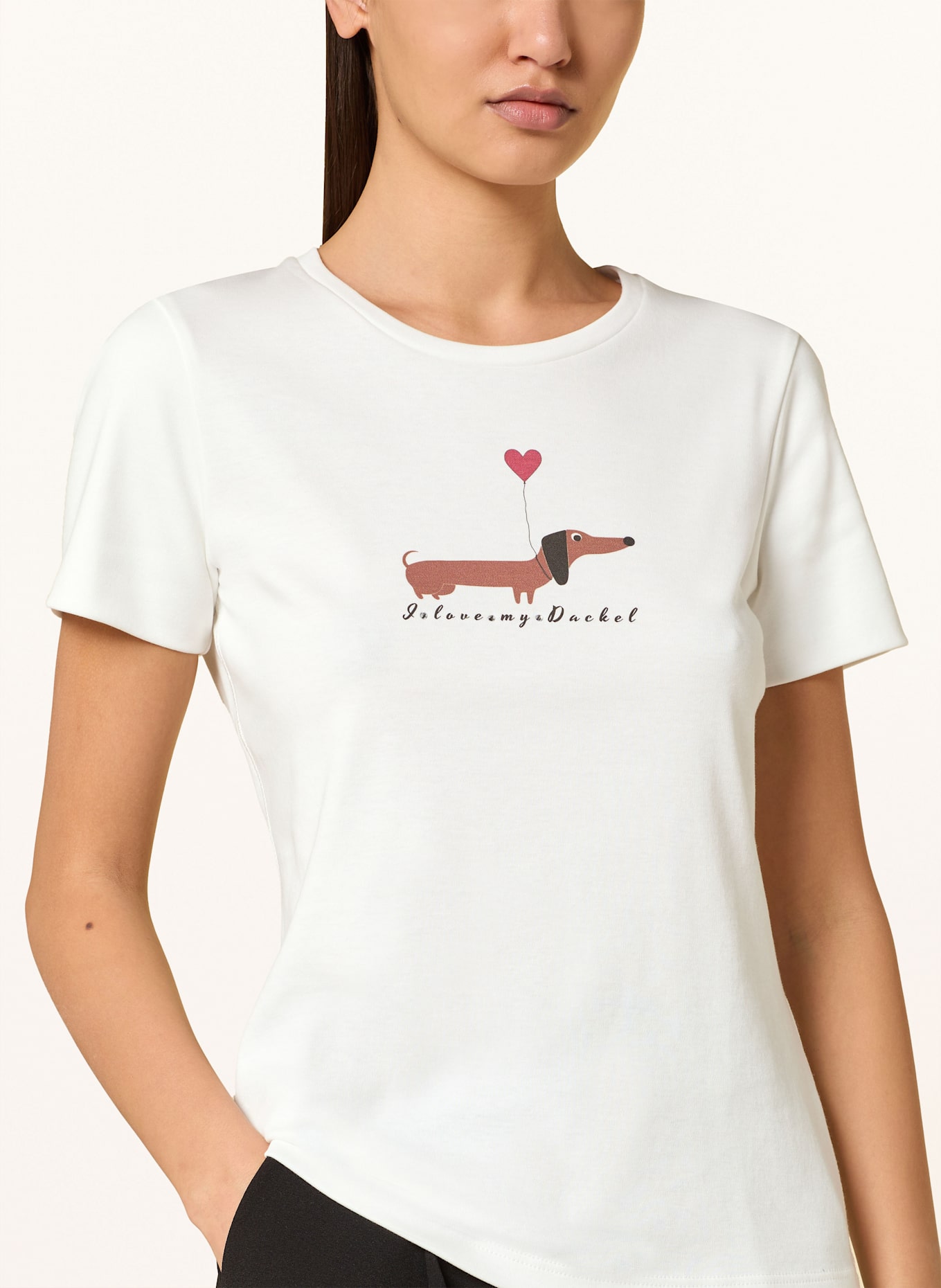 lilienfels Tričko s ozdobnými kamínky: BÍLÁ