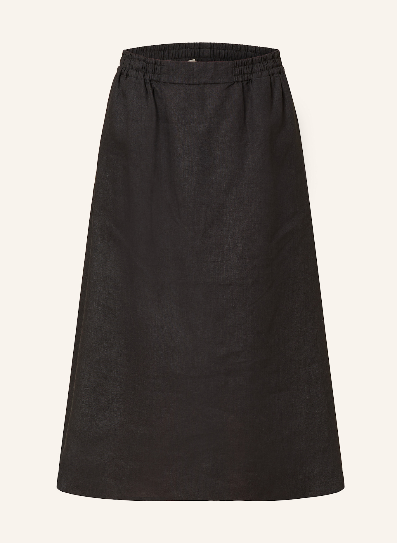 lilienfels Linen skirt, Color: BLACK (Image 1)