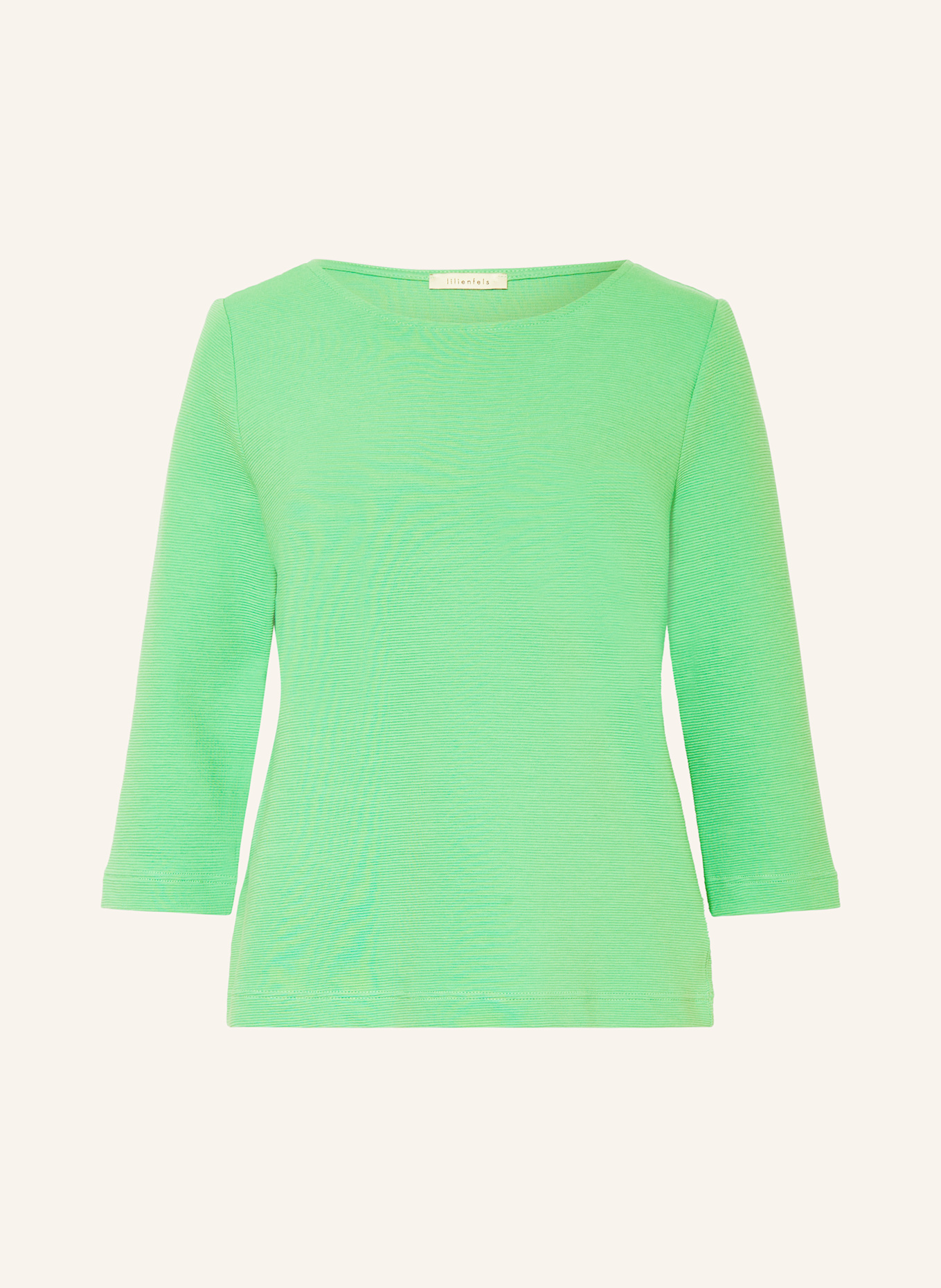 lilienfels Shirt with 3/4 sleeves: LIGHT GREEN