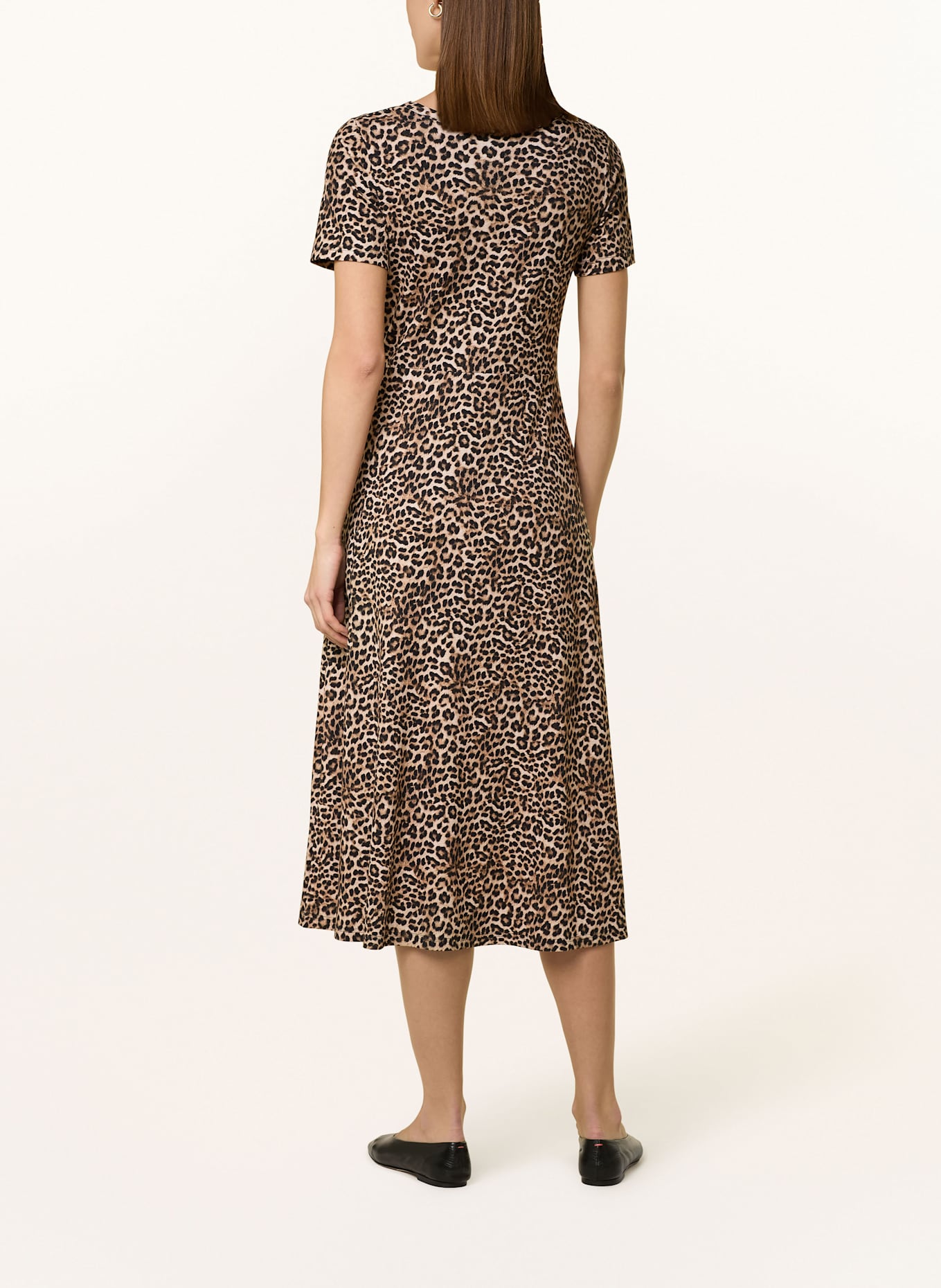 lilienfels Sukienka z dżerseju: CZARNY / CAMELOWY