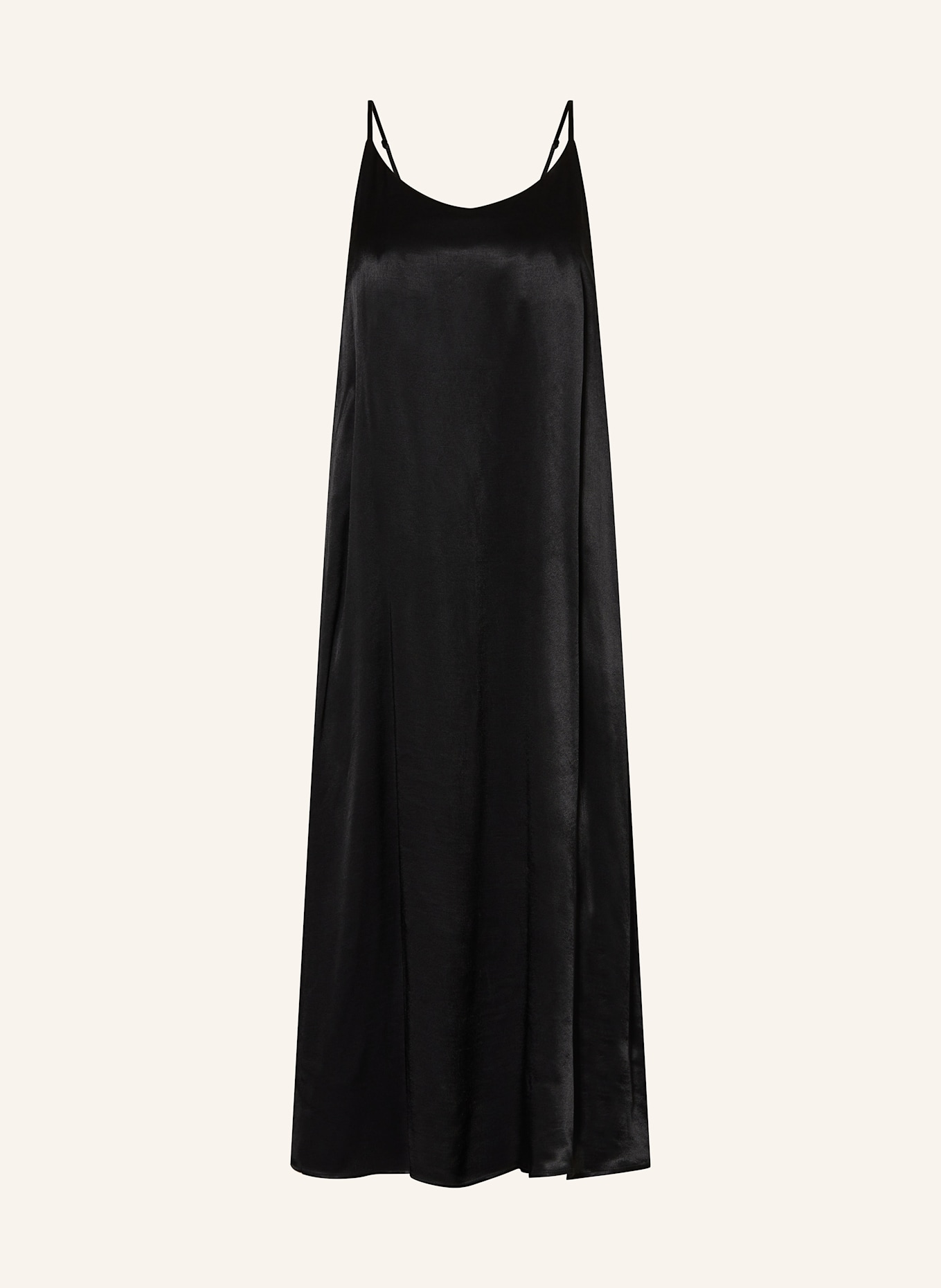 lilienfels Satinkleid: SCHWARZ