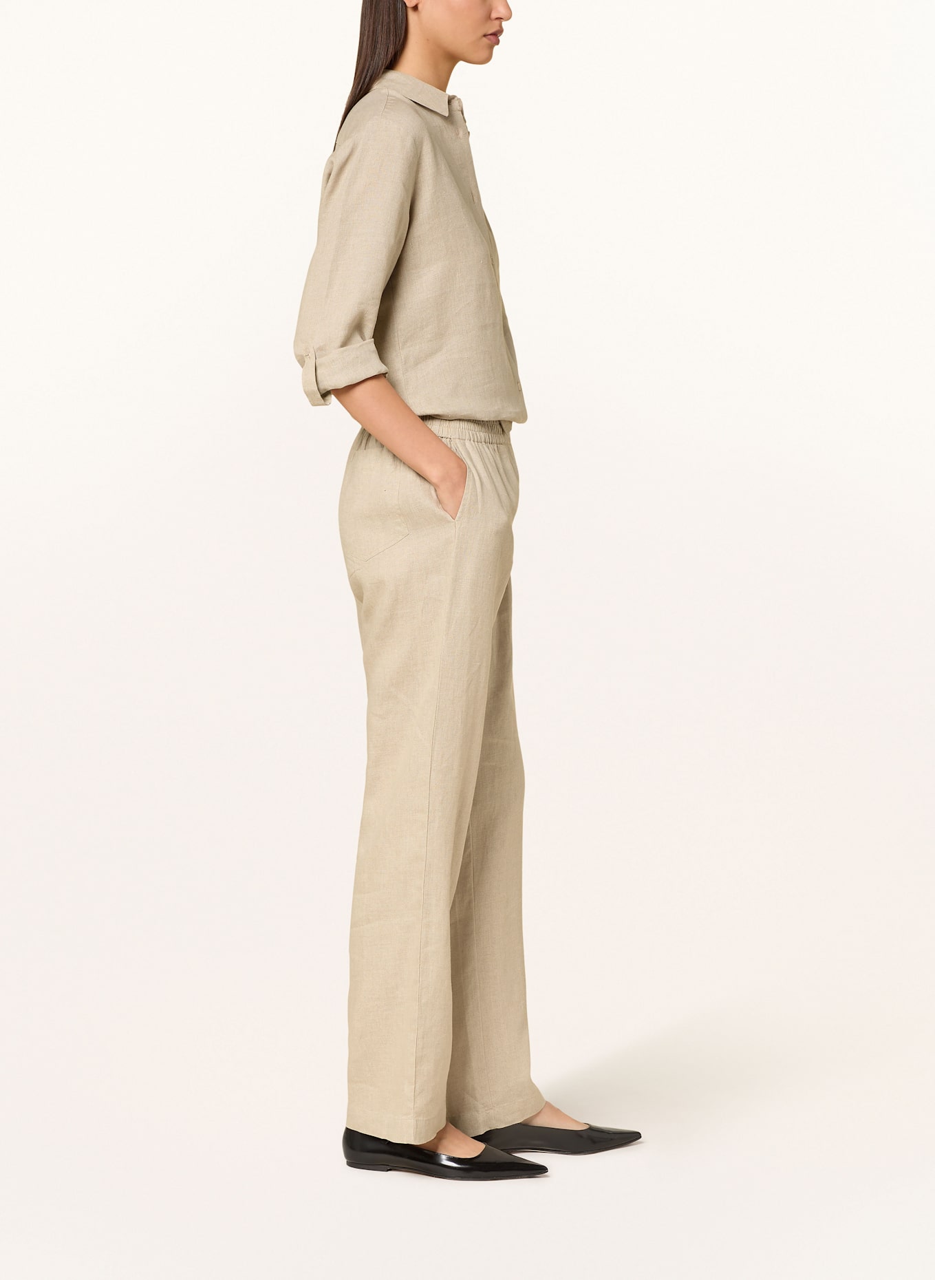 lilienfels Leinenhose: BEIGE