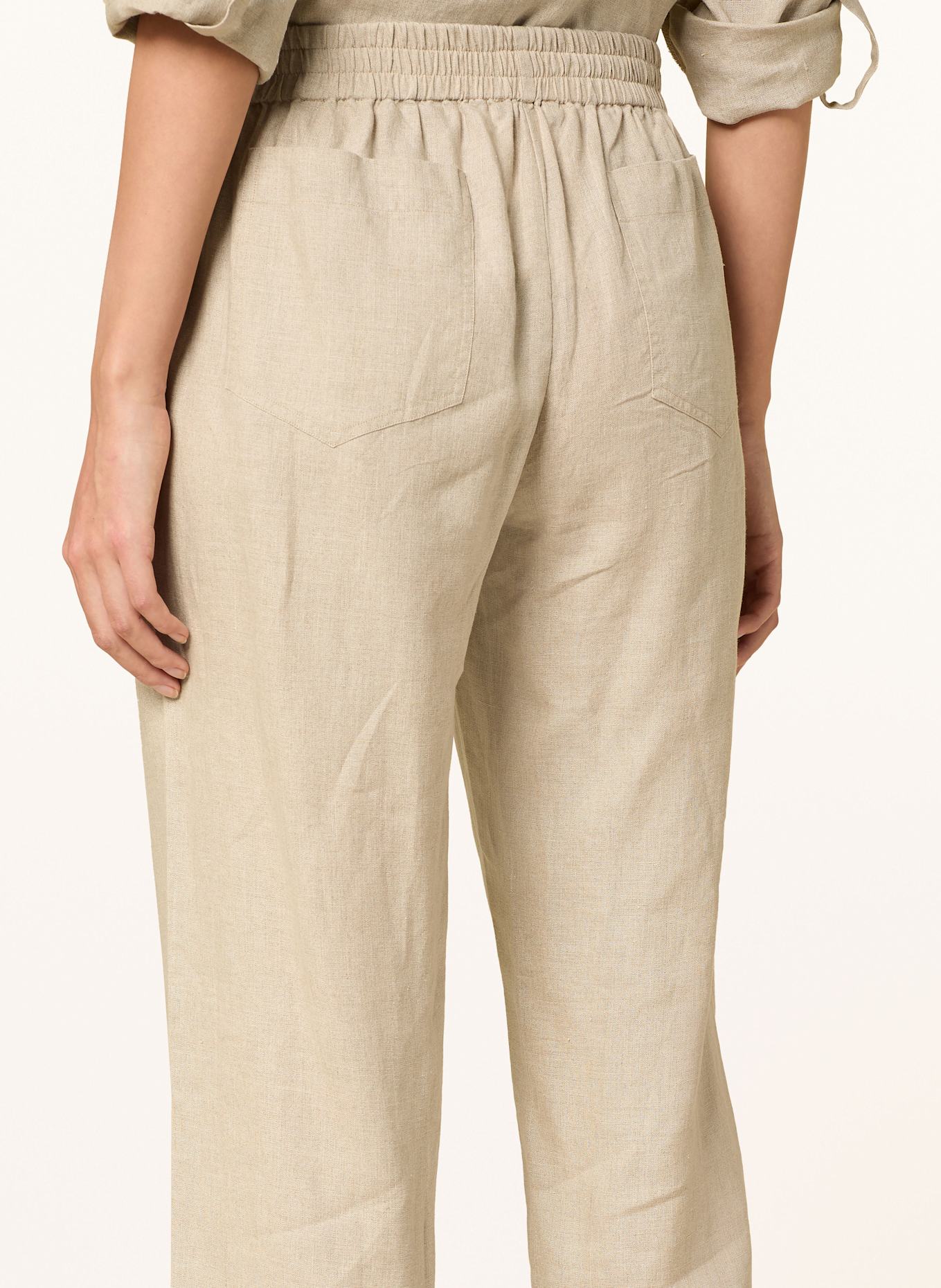 lilienfels Leinenhose: BEIGE
