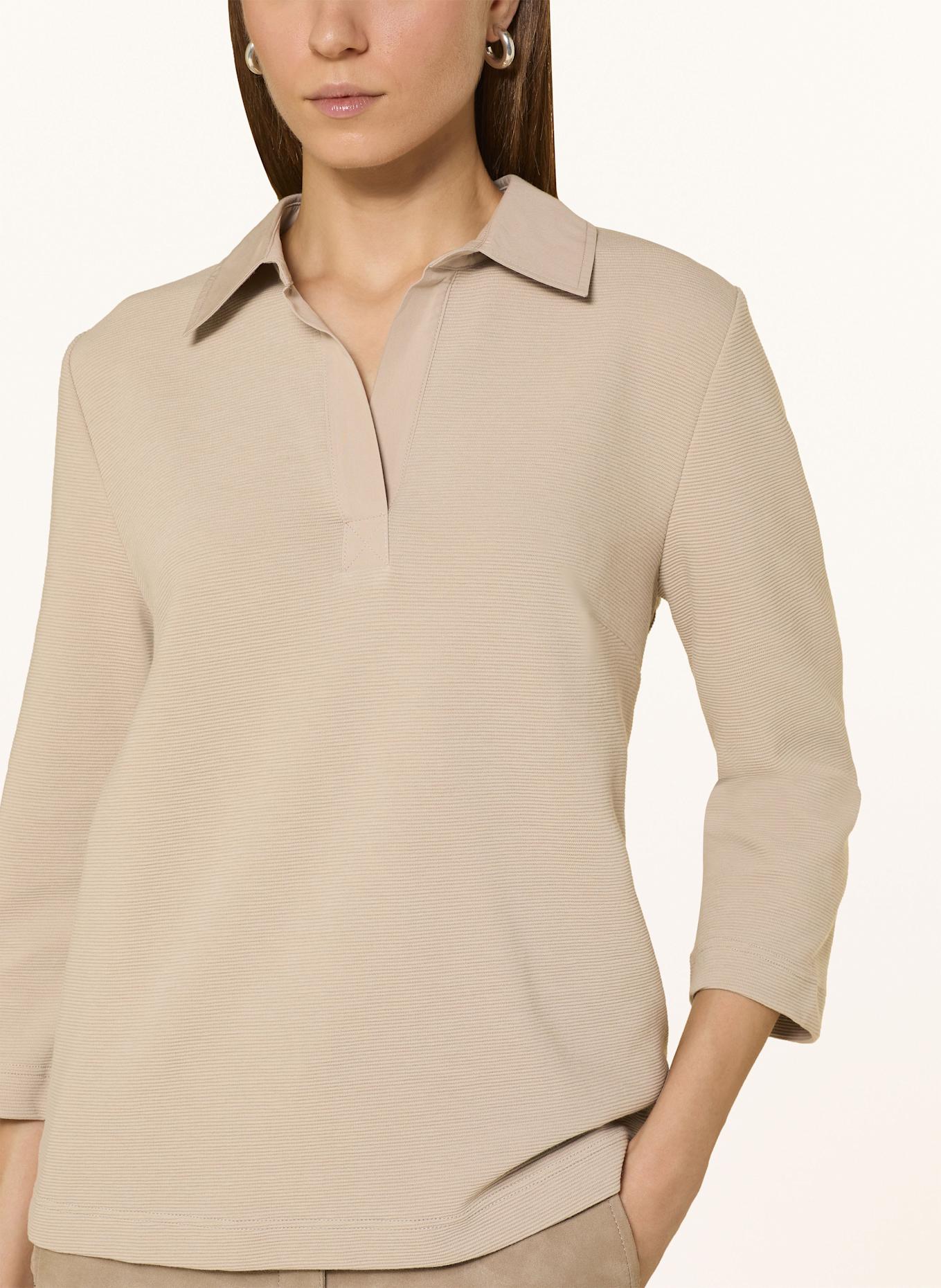 lilienfels Shirt mit 3/4-Arm: HELLBRAUN