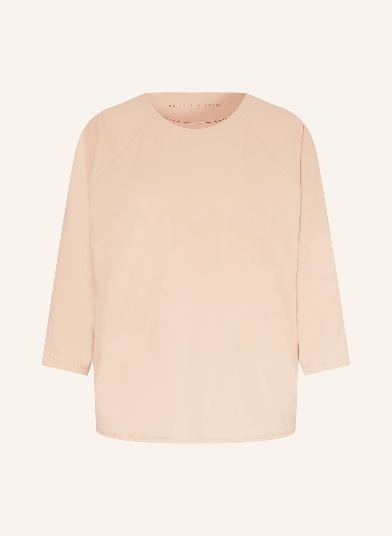 RAFFAELLO ROSSI Shirt GRAZIA met 3/4-mouwen: BEIGE