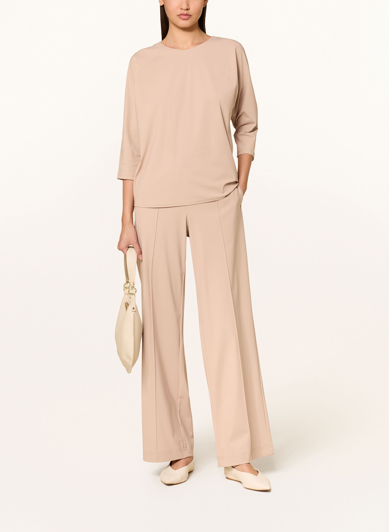 RAFFAELLO ROSSI Shirt GRAZIA met 3/4-mouwen: BEIGE
