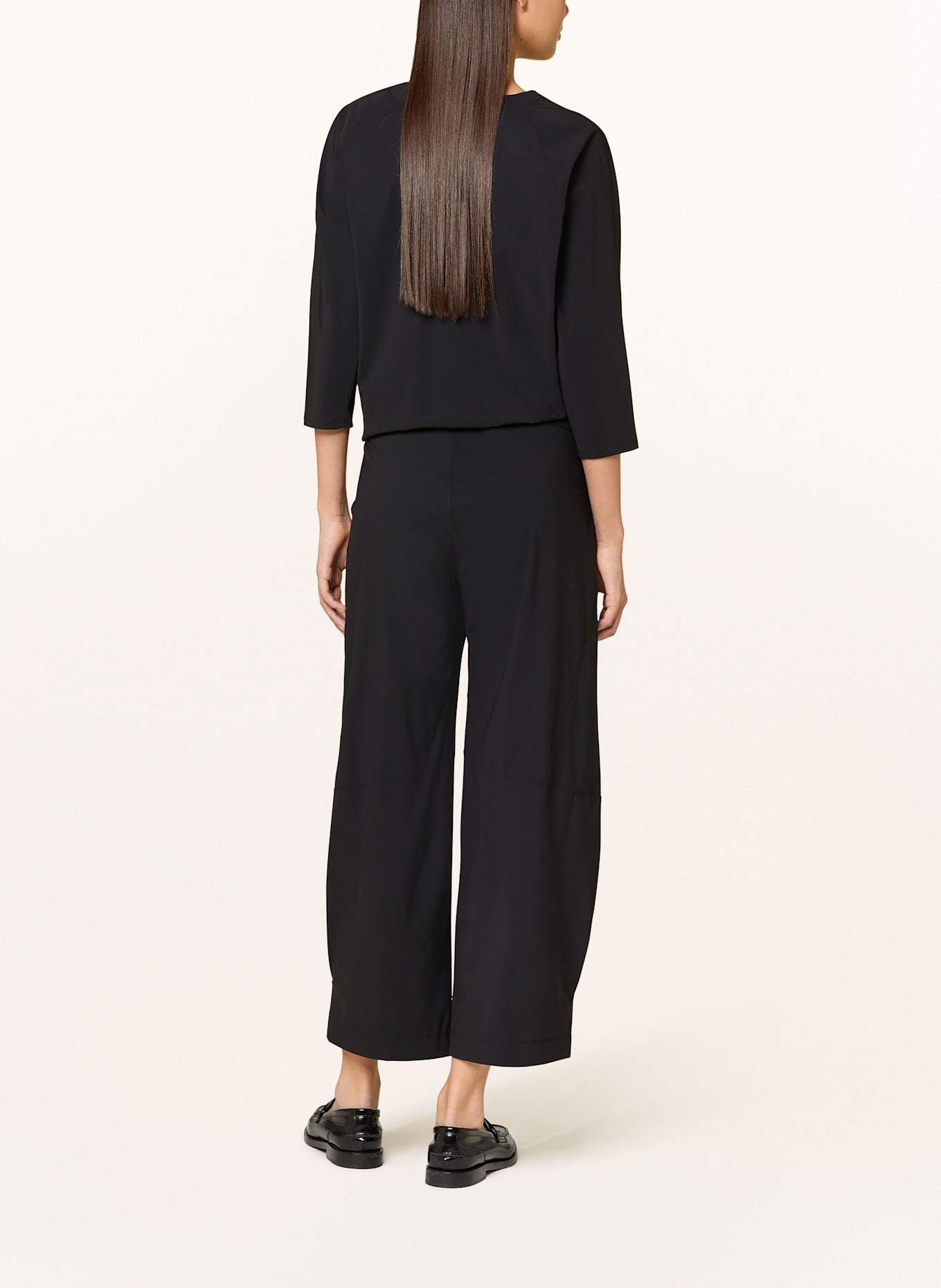 RAFFAELLO ROSSI 7/8 trousers HALE: BLACK