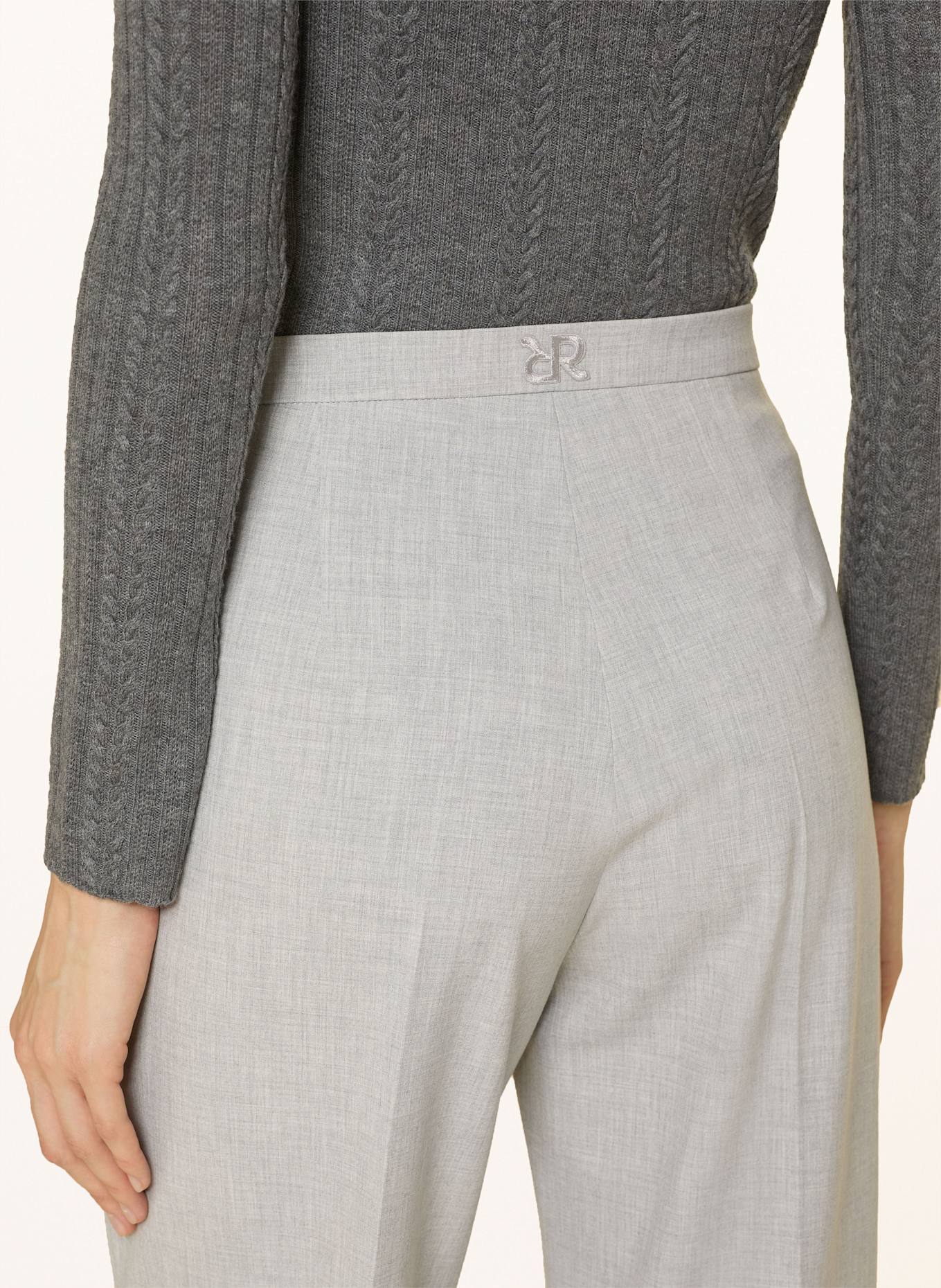 RAFFAELLO ROSSI Bootcut-Hose DORO: HELLGRAU