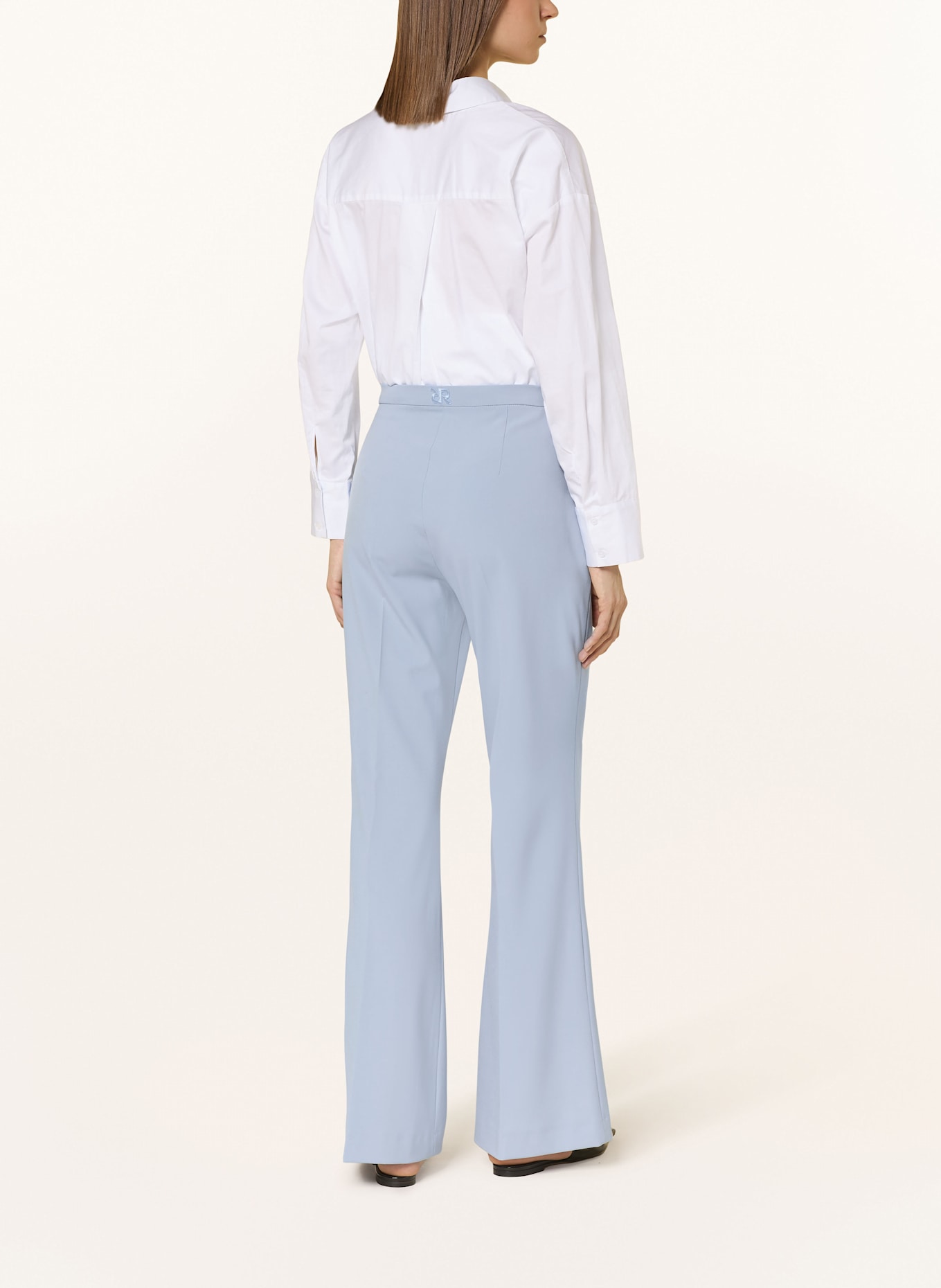 RAFFAELLO ROSSI Bootcut-bukser DORO: LYSEBLÅ