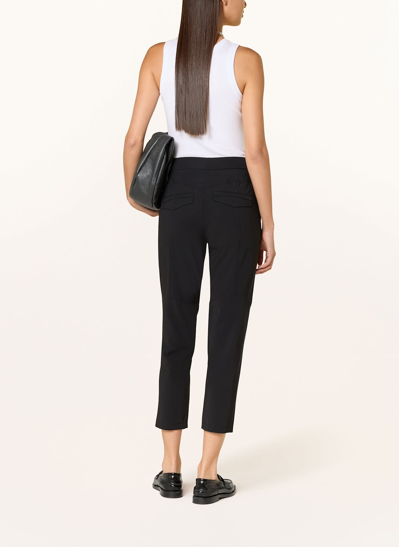 RAFFAELLO ROSSI 7/8 trousers HOLLY  , Color: BLACK (Image 3)