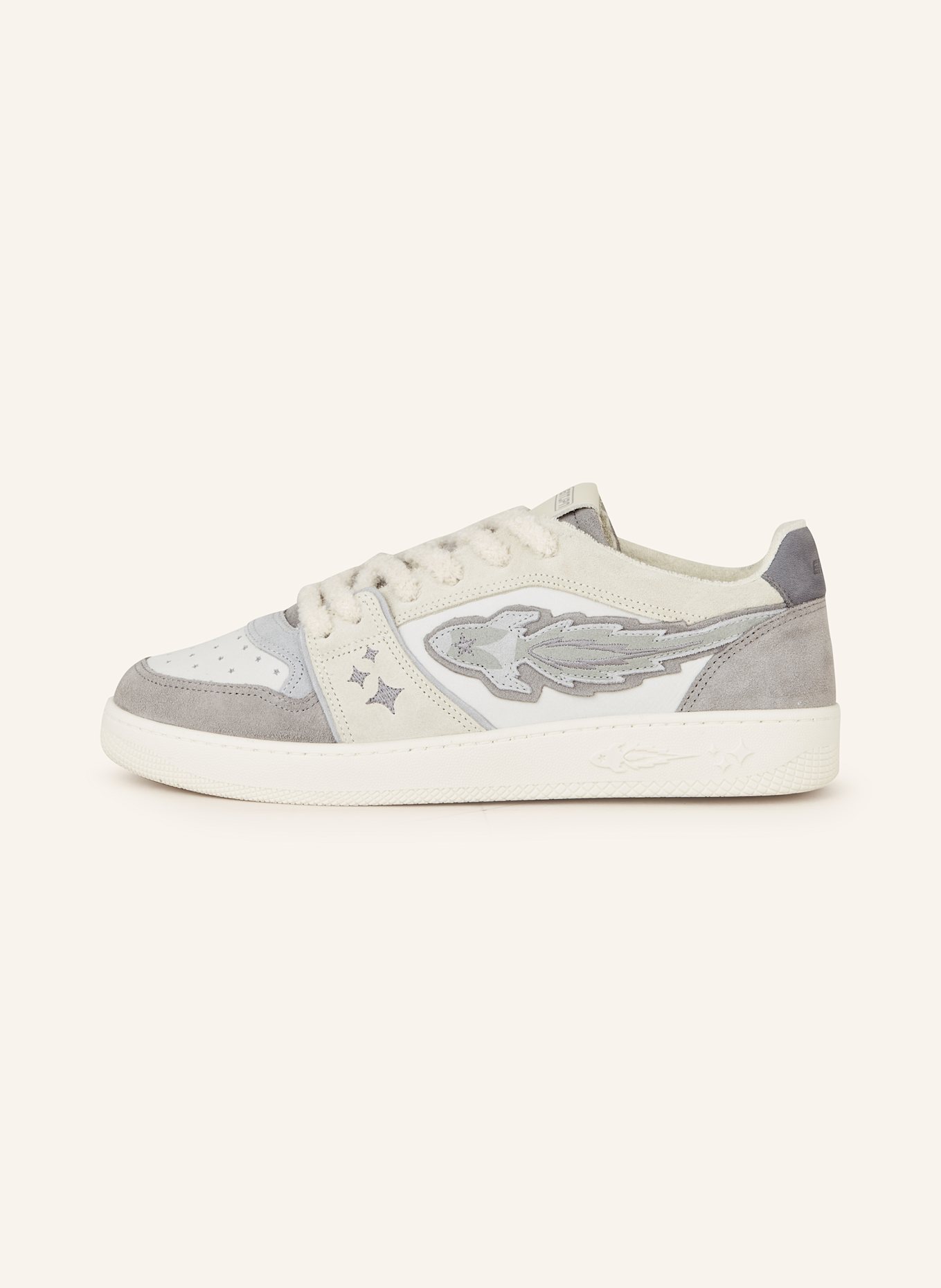 ENTERPRISE JAPAN Sneaker EGG ROCKET: CREME / GRAU / HELLGRAU