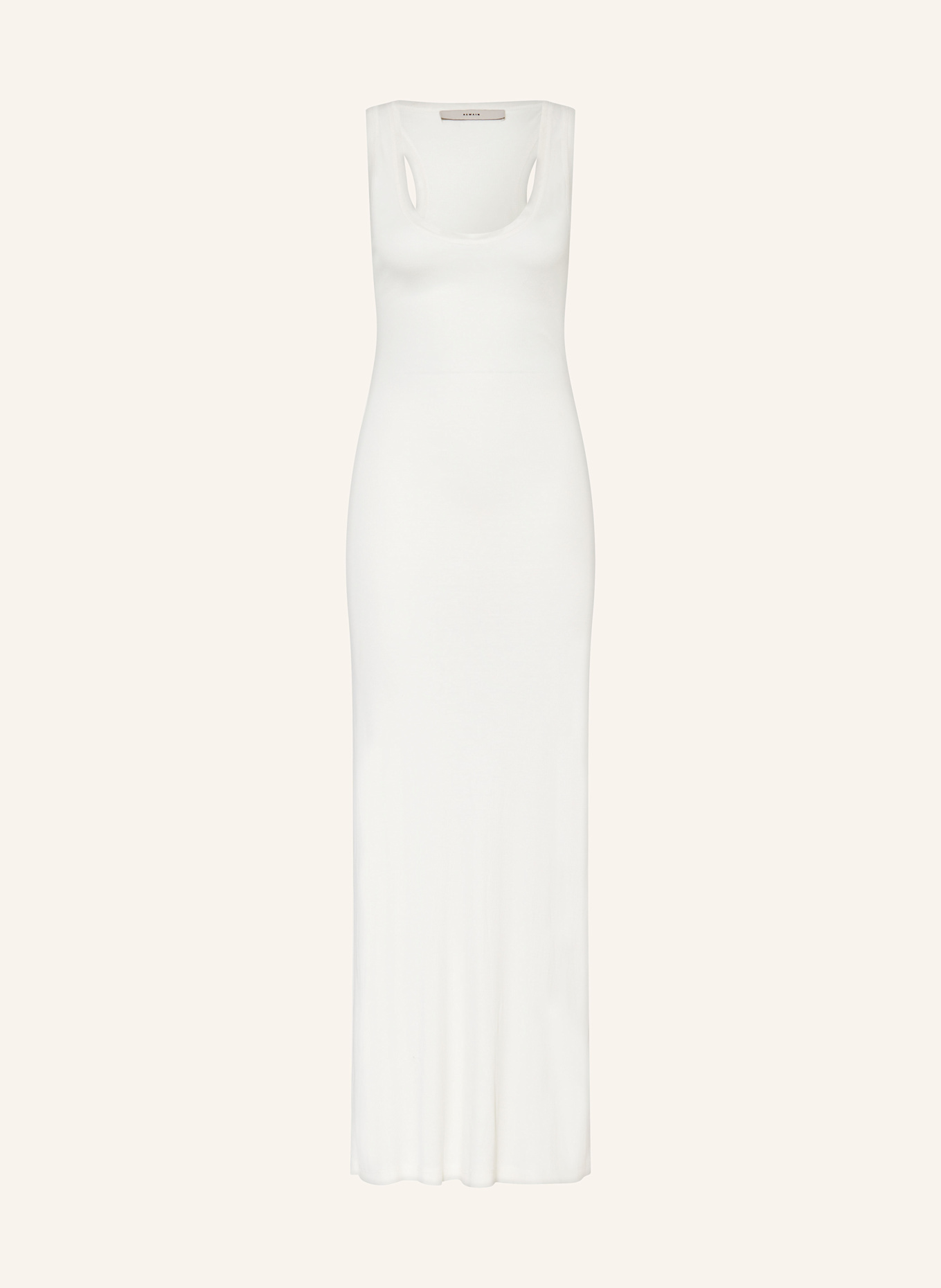 REMAIN Jerseykleid: WEISS