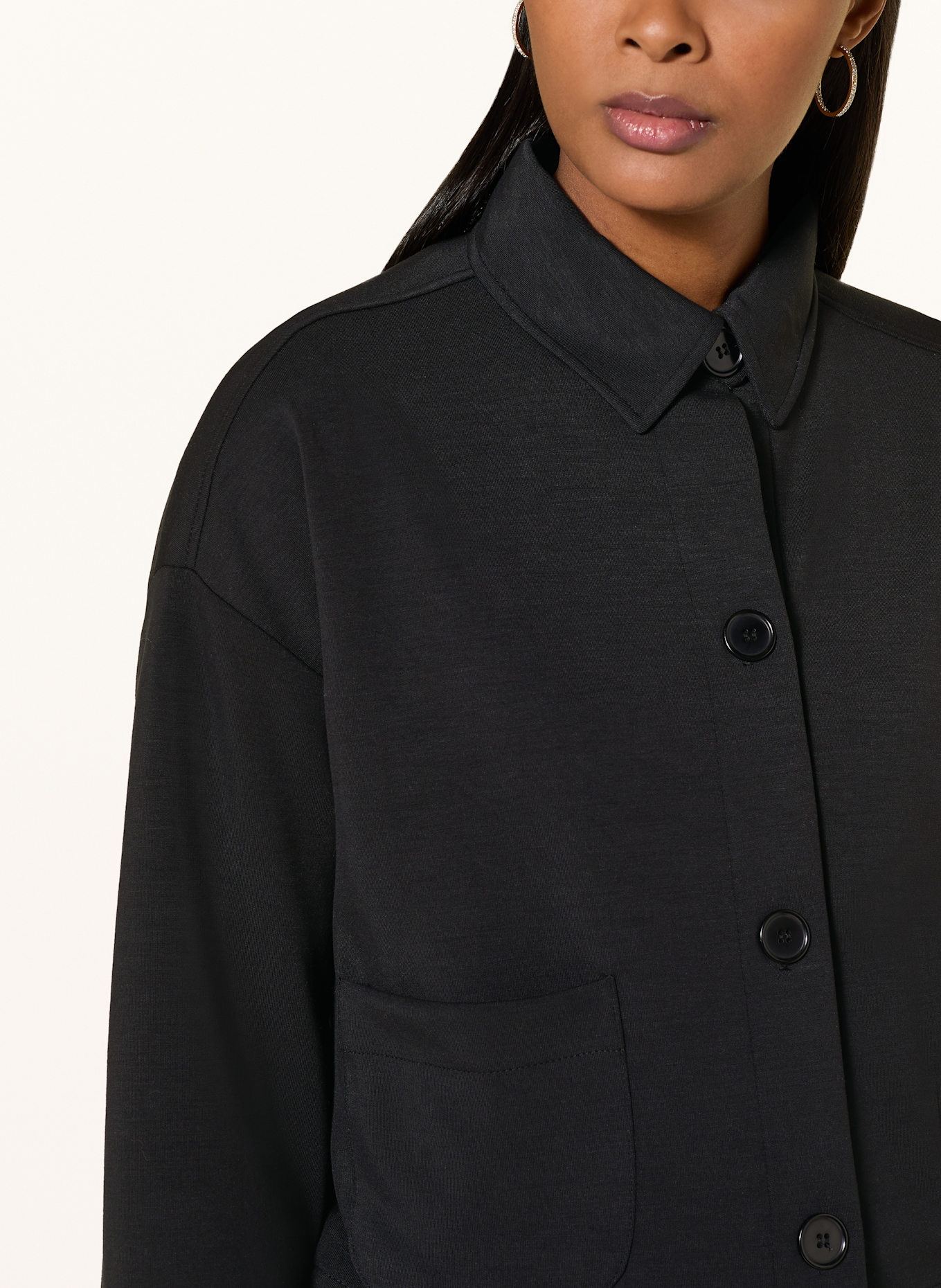 darling harbour Jersey-Overjacket: SCHWARZ
