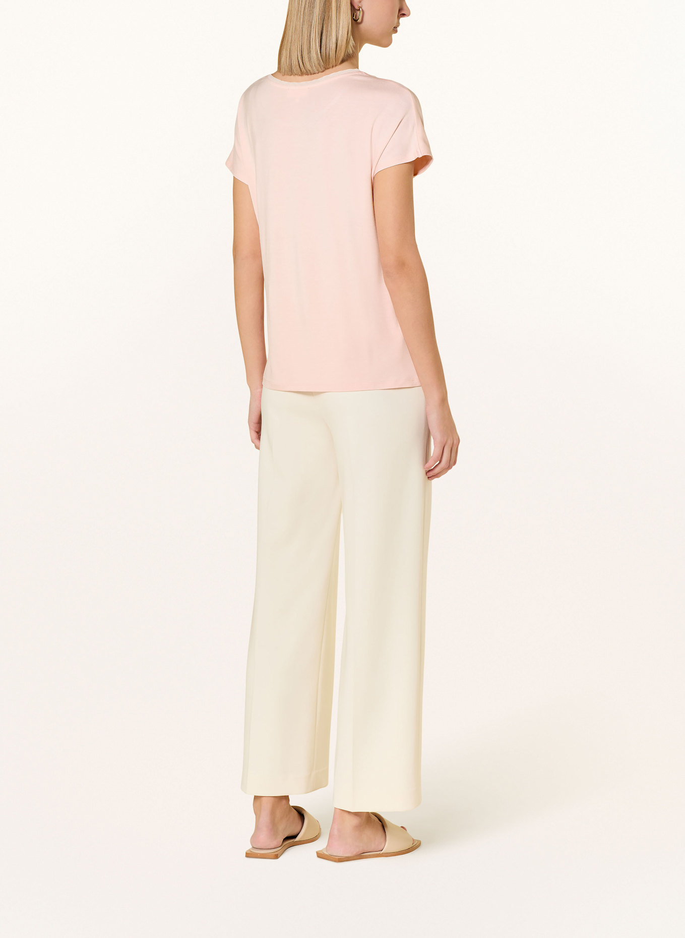 darling harbour Blusenshirt im Materialmix: ROSE ROSE