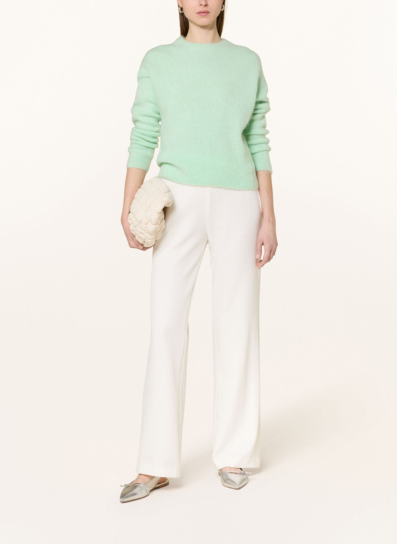 darling harbour Pullover mit Alpaka: mentholgrün