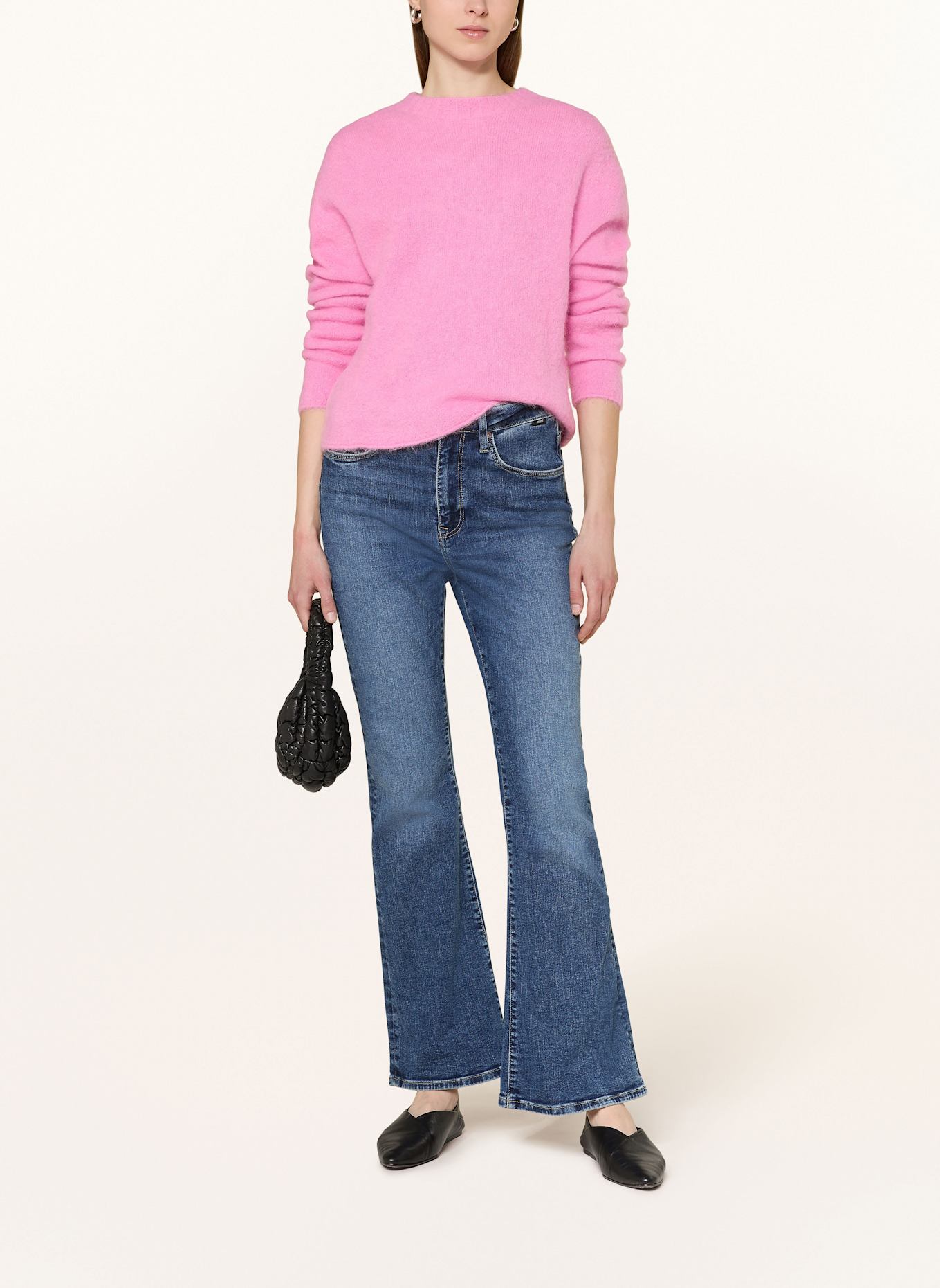 darling harbour Pullover mit Alpaka: ROSA