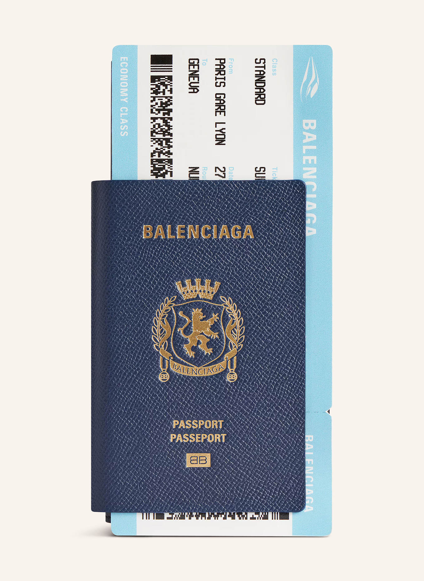 BALENCIAGA Geldbörse PASSPORT: BLAU