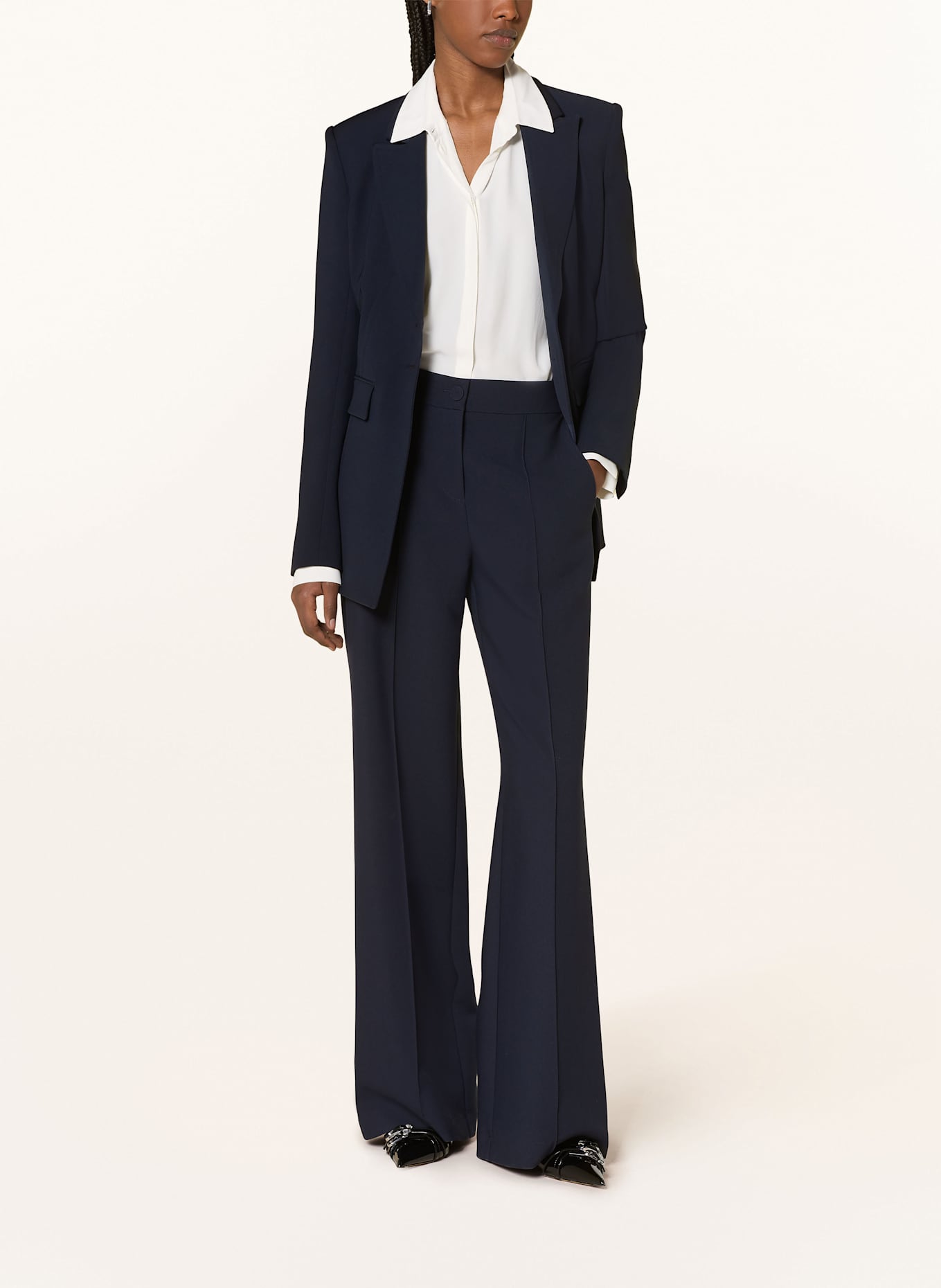 PATRIZIA PEPE Wide leg trousers: DARK BLUE