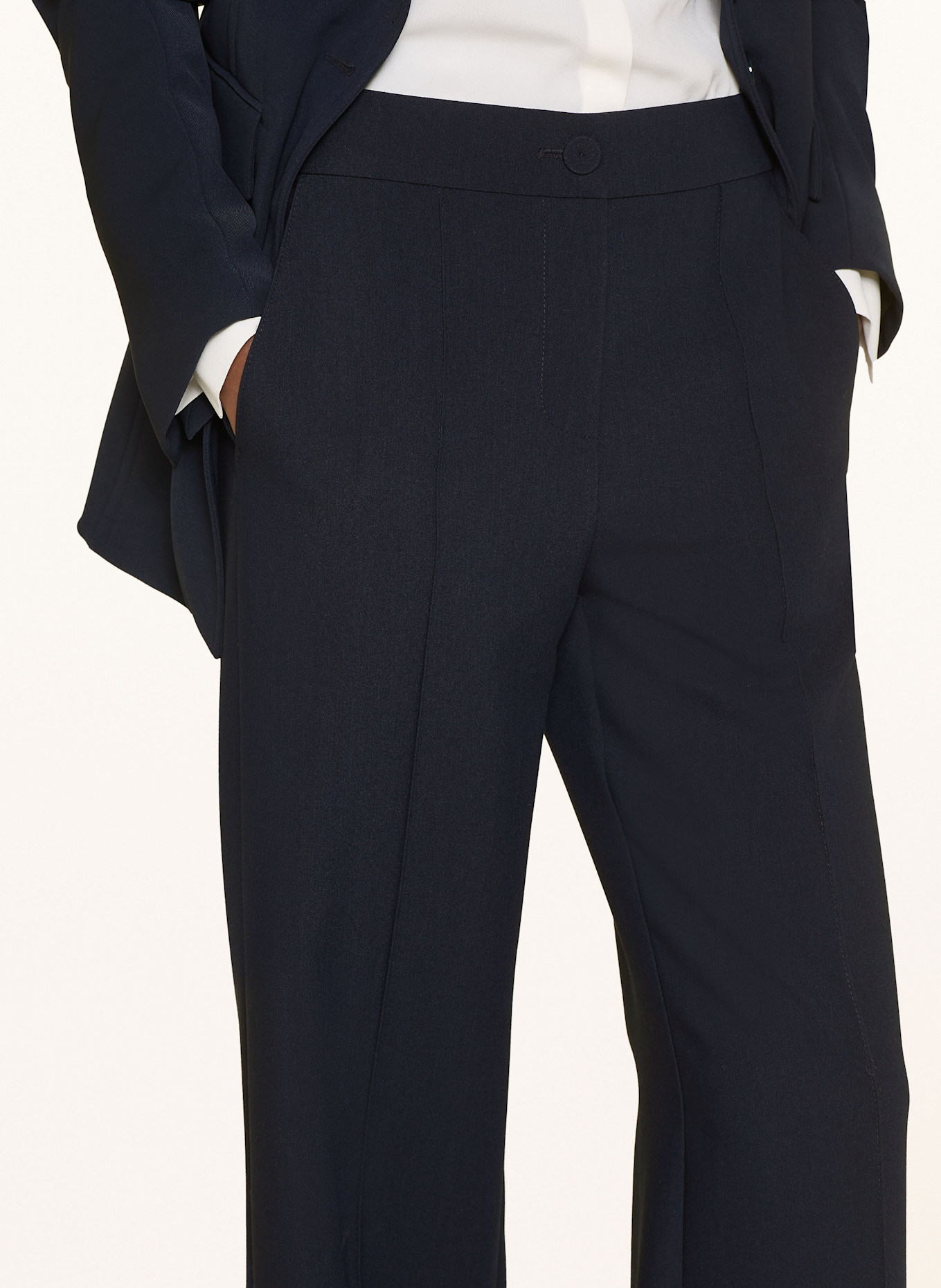 PATRIZIA PEPE Wide leg trousers: DARK BLUE
