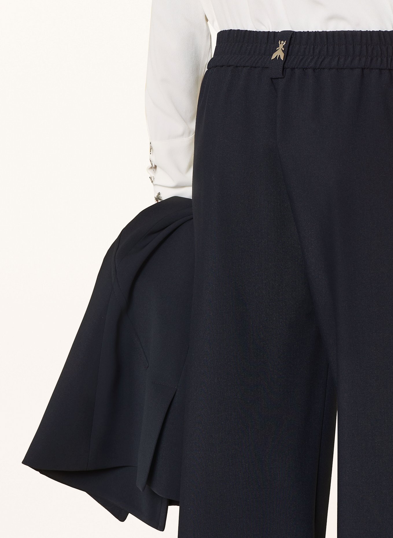 PATRIZIA PEPE Wide leg trousers: DARK BLUE