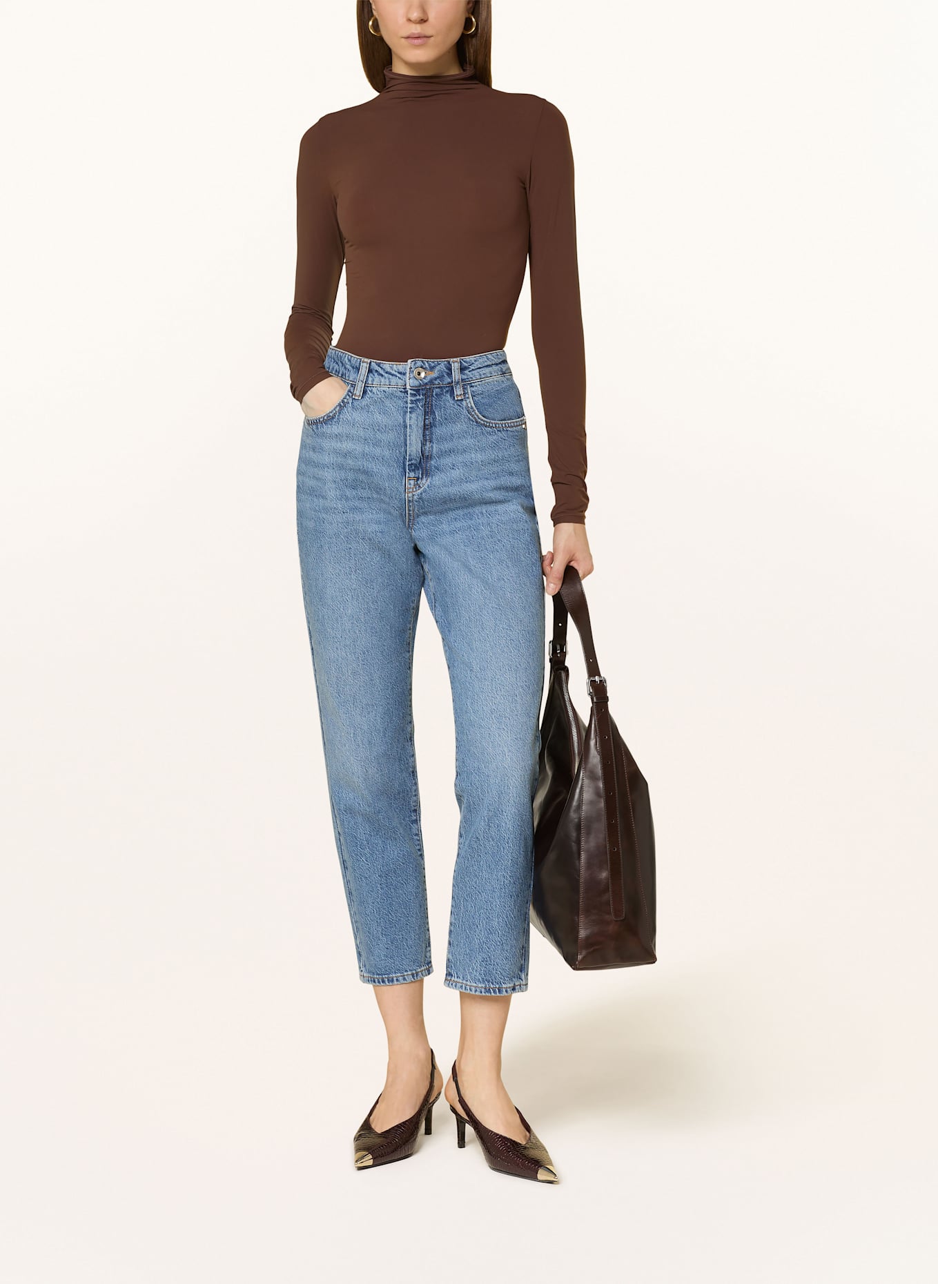 PATRIZIA PEPE 7/8 jeans : drawstring cashmere sweat pants